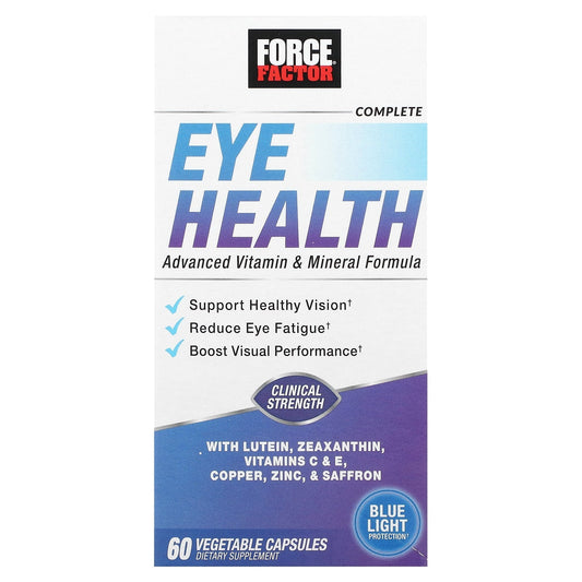 Force Factor Complete Eye Health Formula - 60 Veg Capsules - Image 1