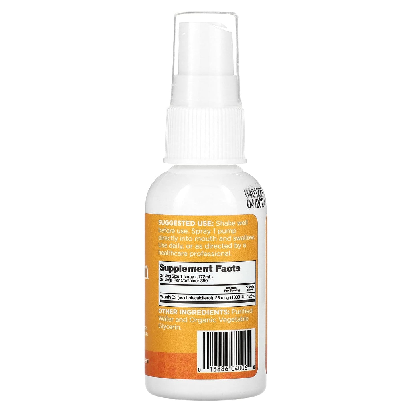 NB Pure, Vitamin D3, 25 mcg (1,000 IU), 2 fl oz - Image 2