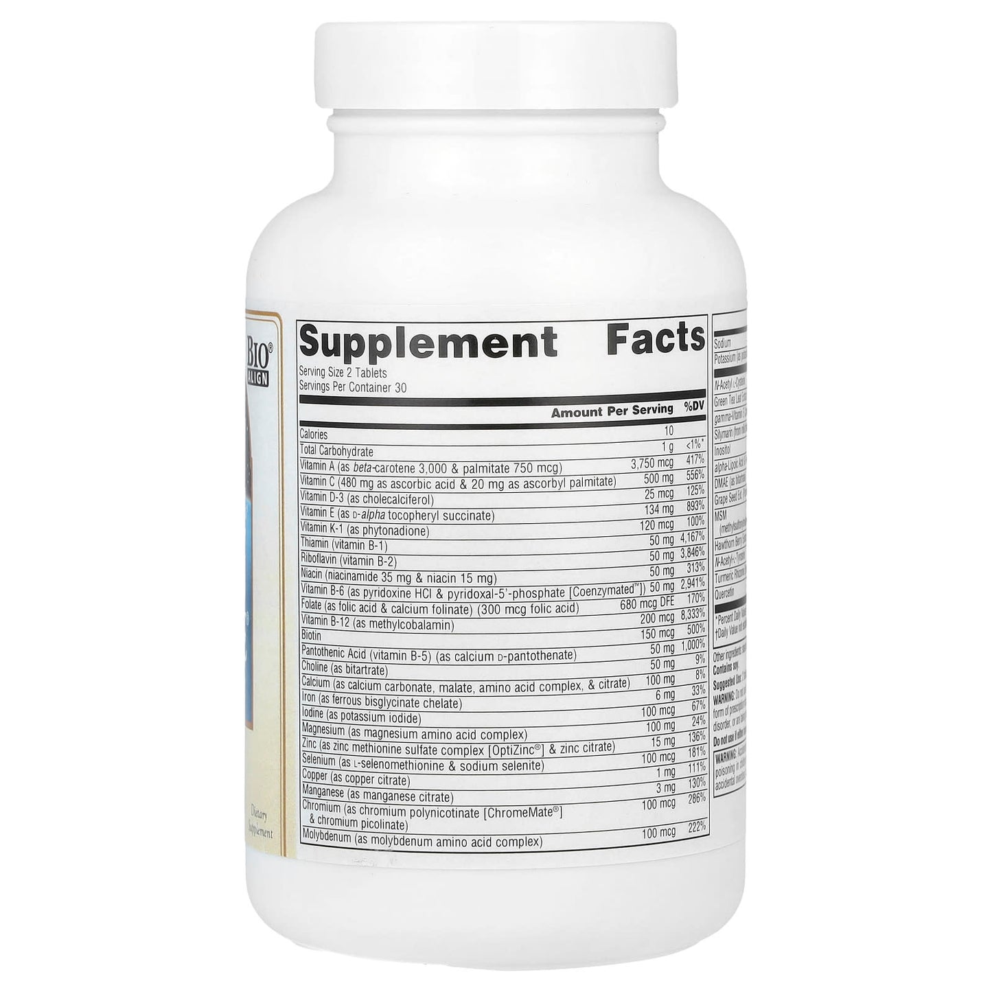 Source Naturals, Life Force® Multiple, 60 Tablets - Image 2