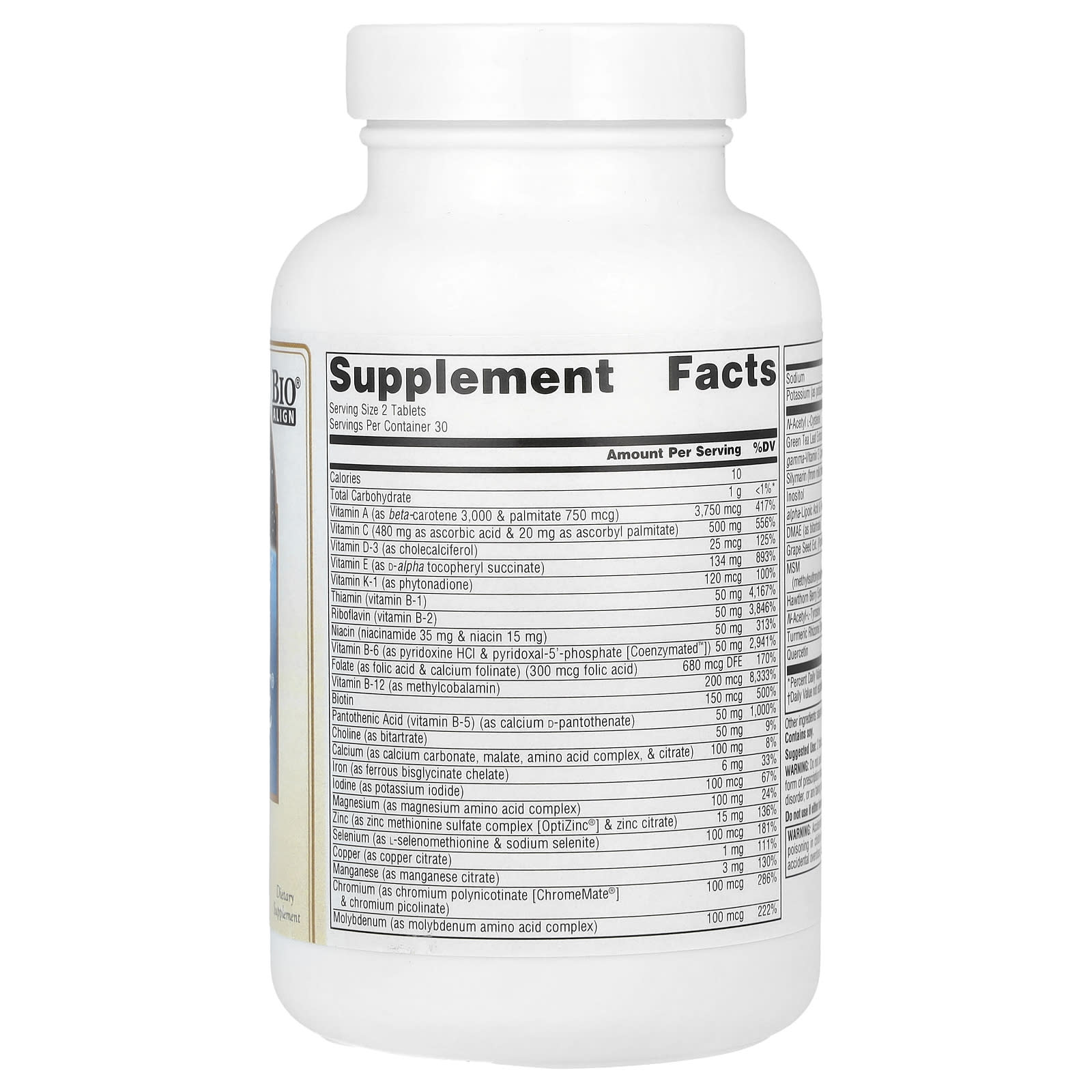 Source Naturals, Life Force® Multiple, 60 Tablets - Image 2