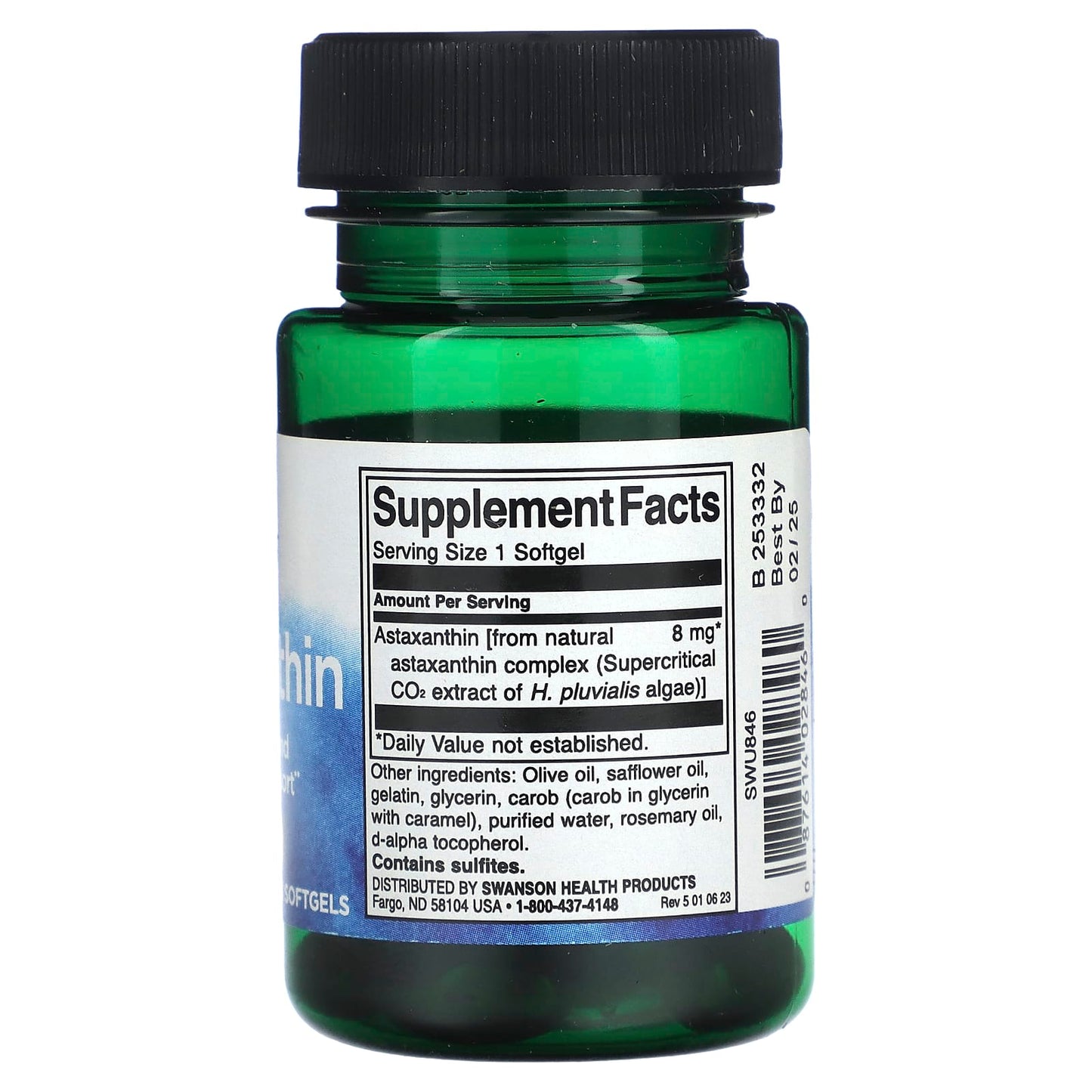 Swanson, Astaxanthin, 8 mg, 30 Softgels - Image 2