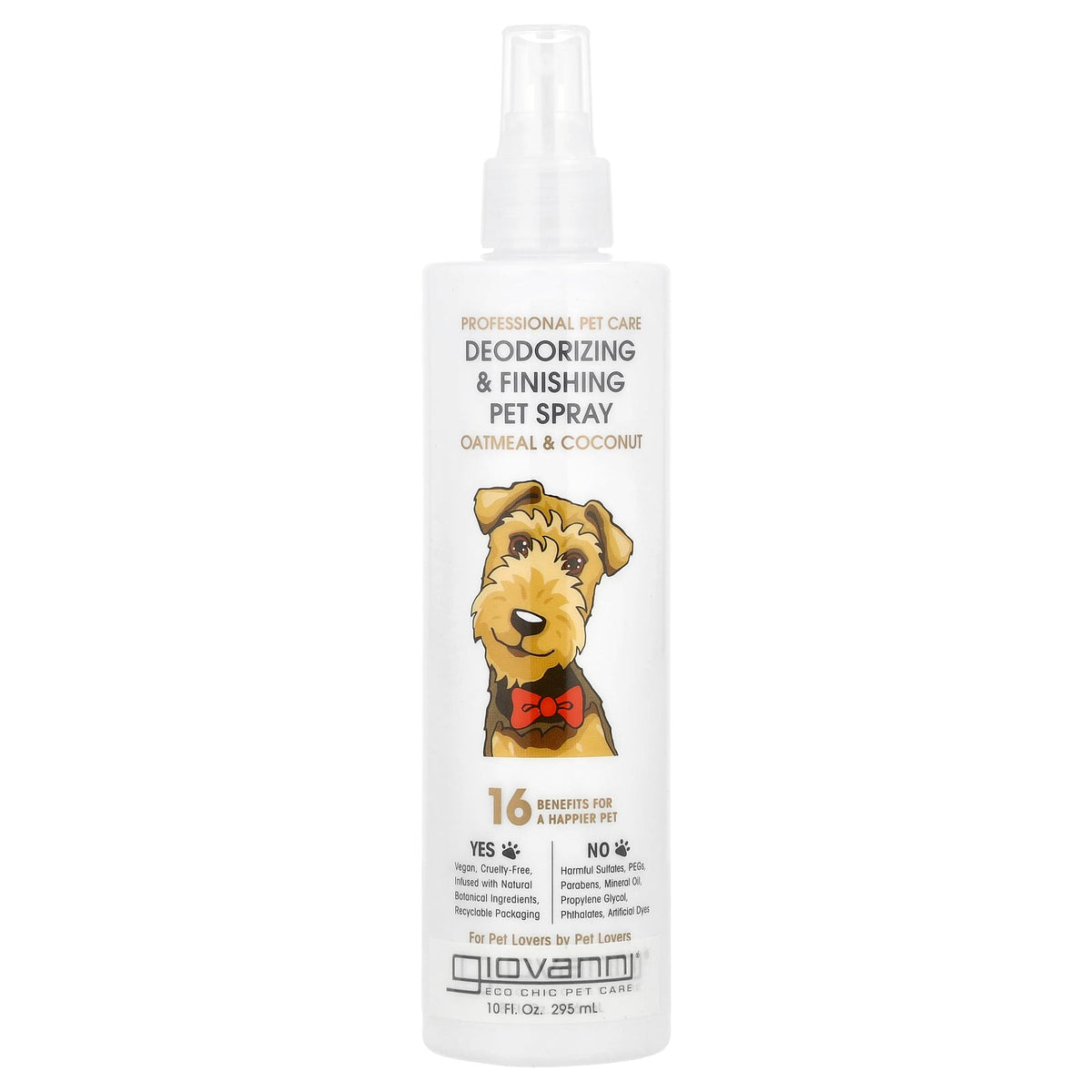 Giovanni Deodorizing Pet Spray for Dogs, Cruelty-Free & Vegan - Image 1