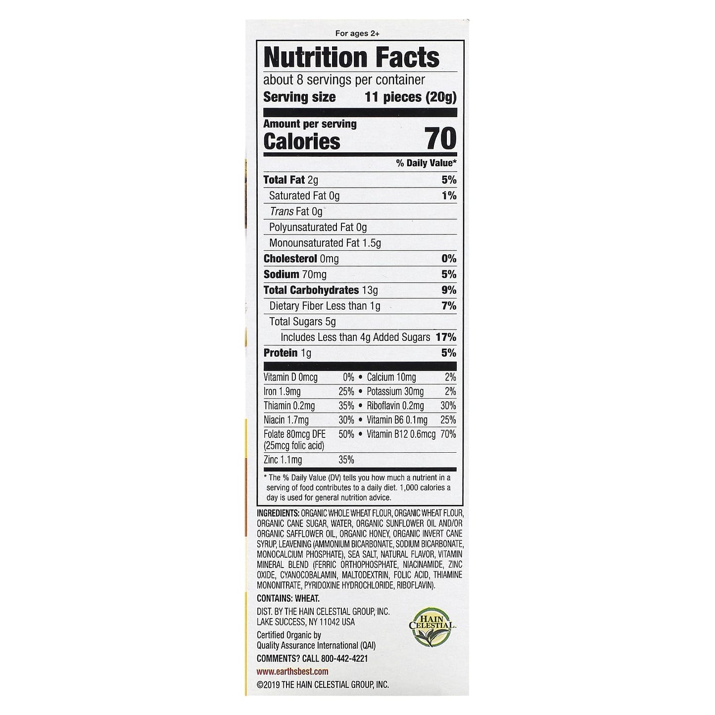 Organic Crunchin' Grahams for 2+ Years - Honey Sticks, USDA Organic - Image 2