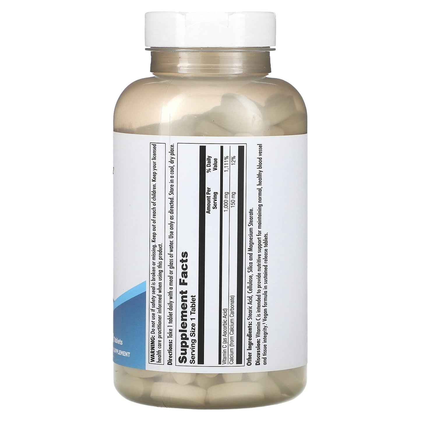 KAL, C 1000 Sustained Release, Buffered, 250 Tablets - Image 2
