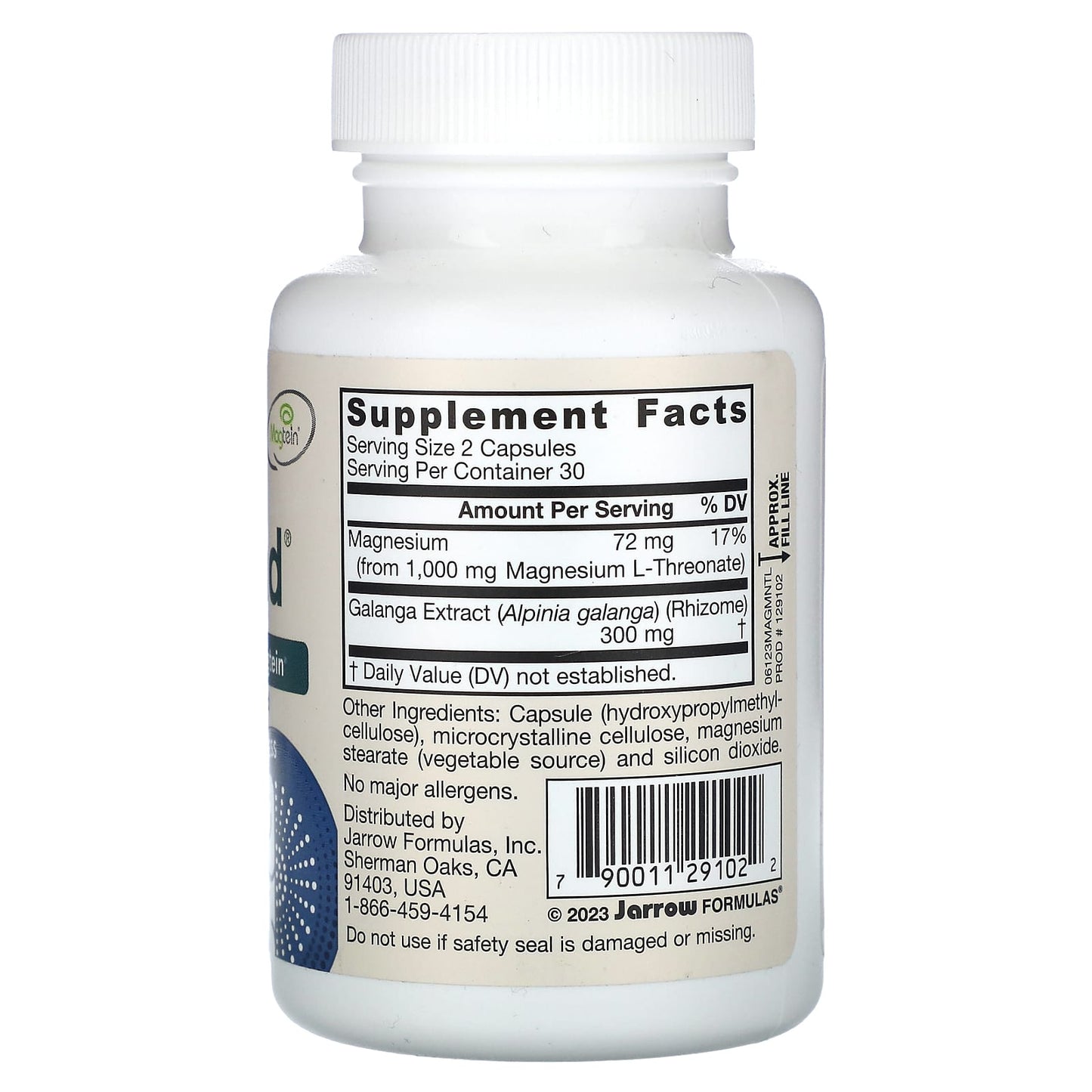 Jarrow Formulas MagMind Vegan Productivity Supplement 60 Capsules - Image 2