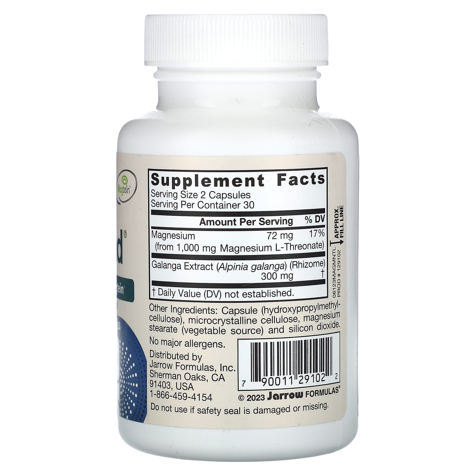 Jarrow Formulas MagMind Vegan Productivity Supplement 60 Capsules - Image 2
