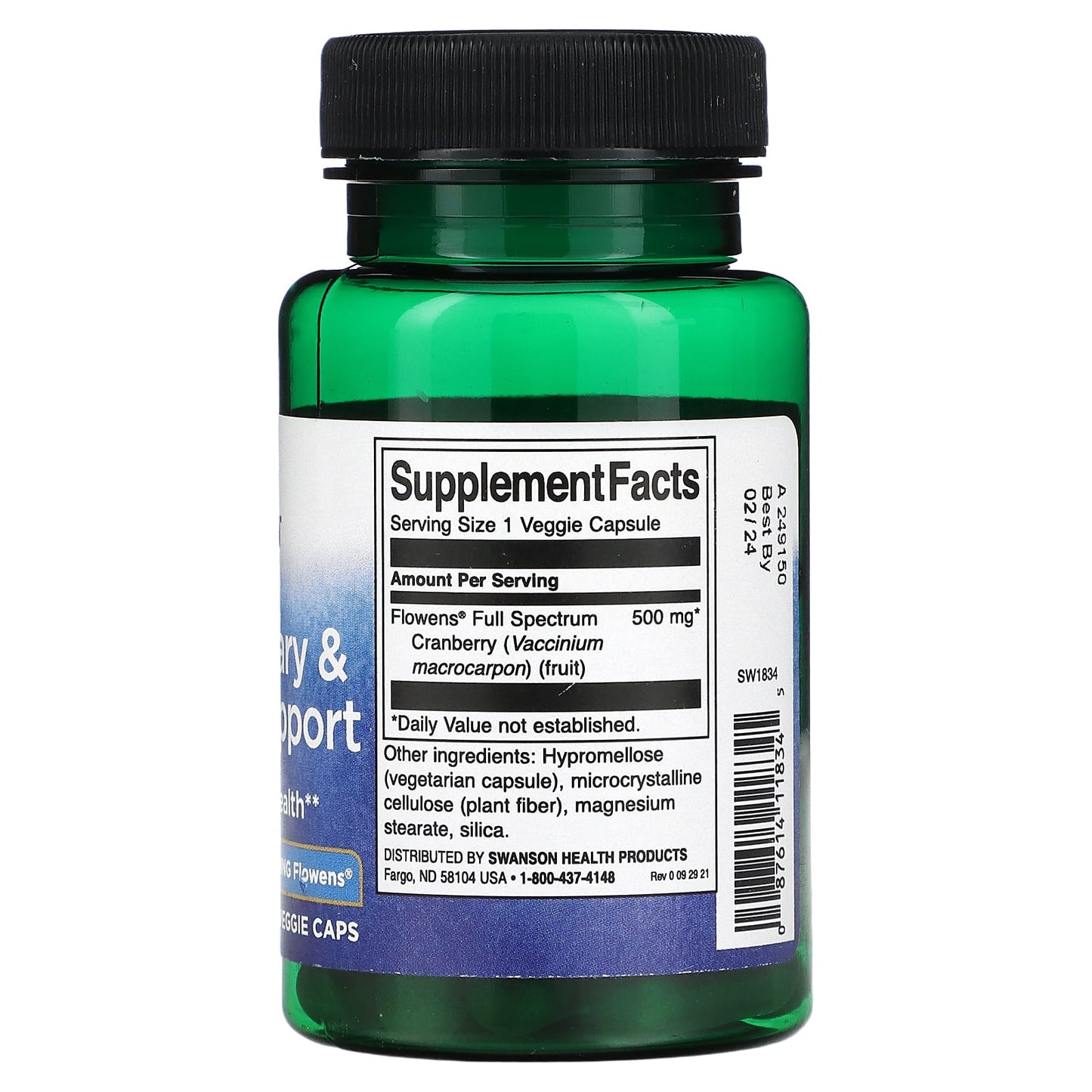 Swanson, Men's Urinary & Bladder Support , 500 mg , 30 Veggie Caps - Image 2