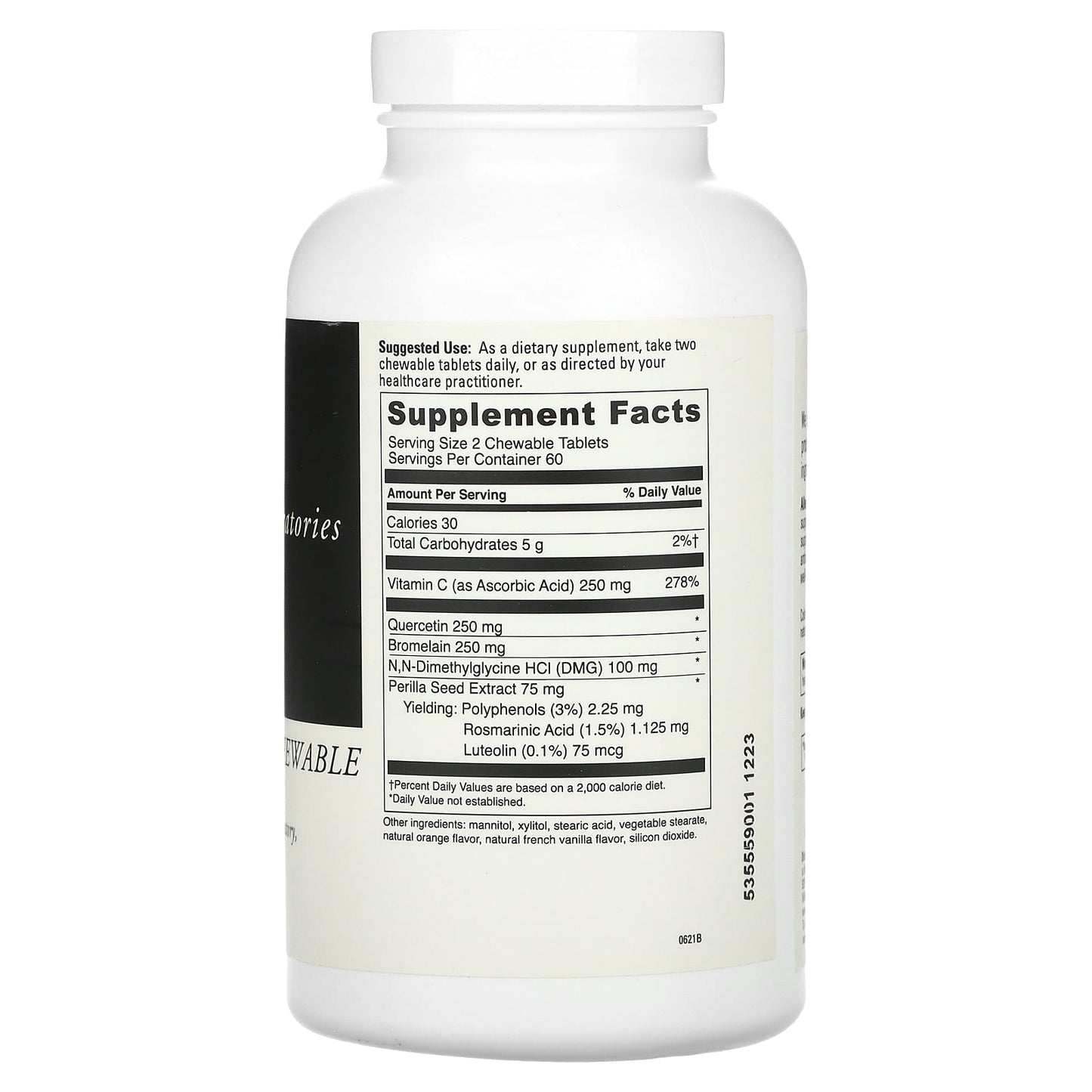 DaVinci Laboratories Aller-DMG Chewable Tablets for Immune & Respiratory Support - Image 2