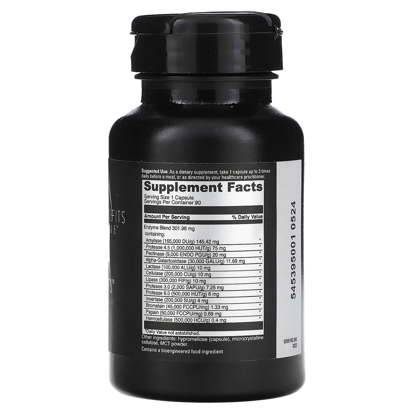 DaVinci Labs Enzyme Benefits Supplement for Healthy Digestion, 90 Capsules - Image 2