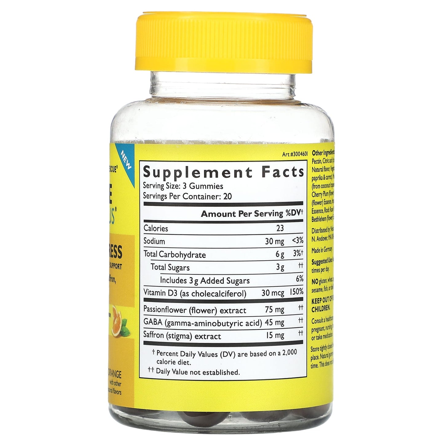 Stress Support Gummies by Bach - Vegan, Mood & Calm Supplement - Image 2