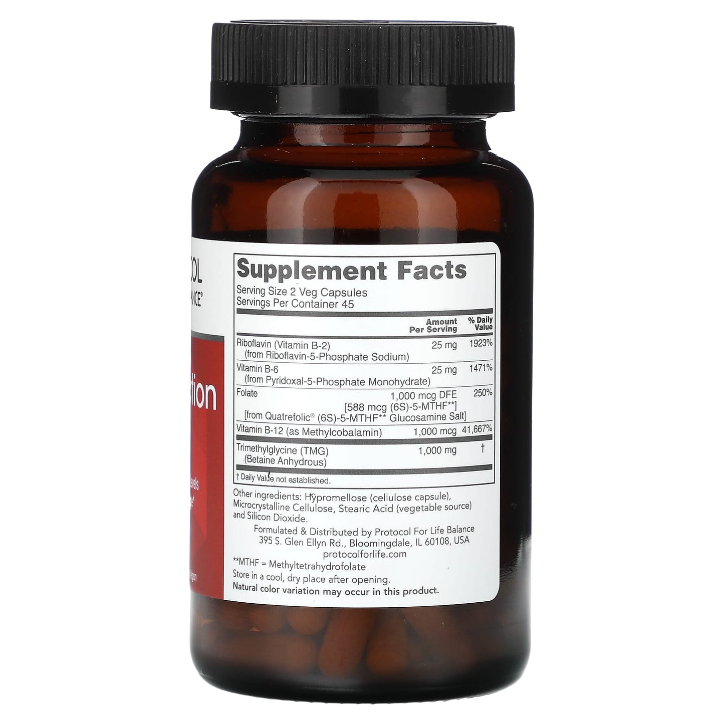 Protocol for Life Balance, Methyl-Action, 90 Veg Capsules - Image 2