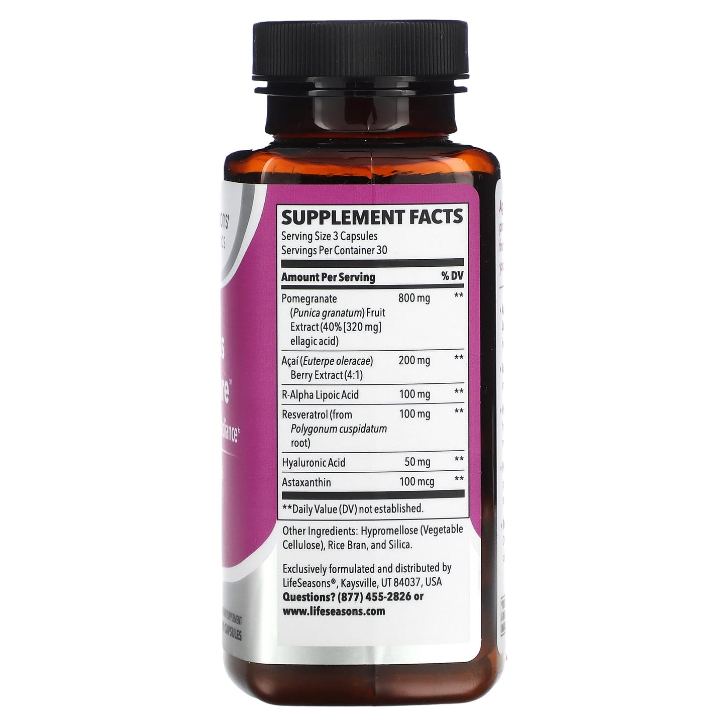LifeSeasons, Ageless SkinCare, Renewal & Radiance, 90 Capsules - Image 2