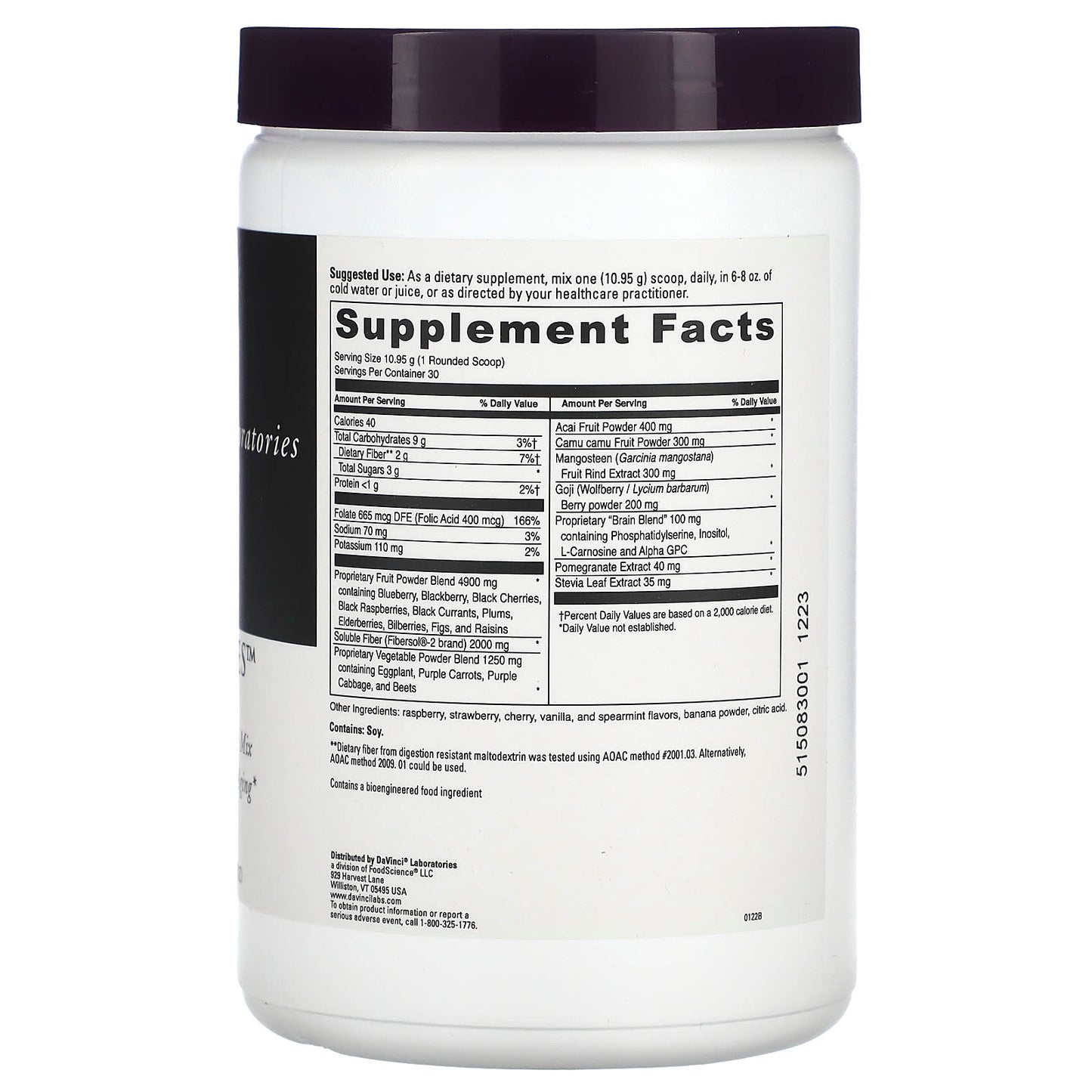 DaVinci Laboratories - Spectra Purples Healthy Aging Drink Mix - Image 2