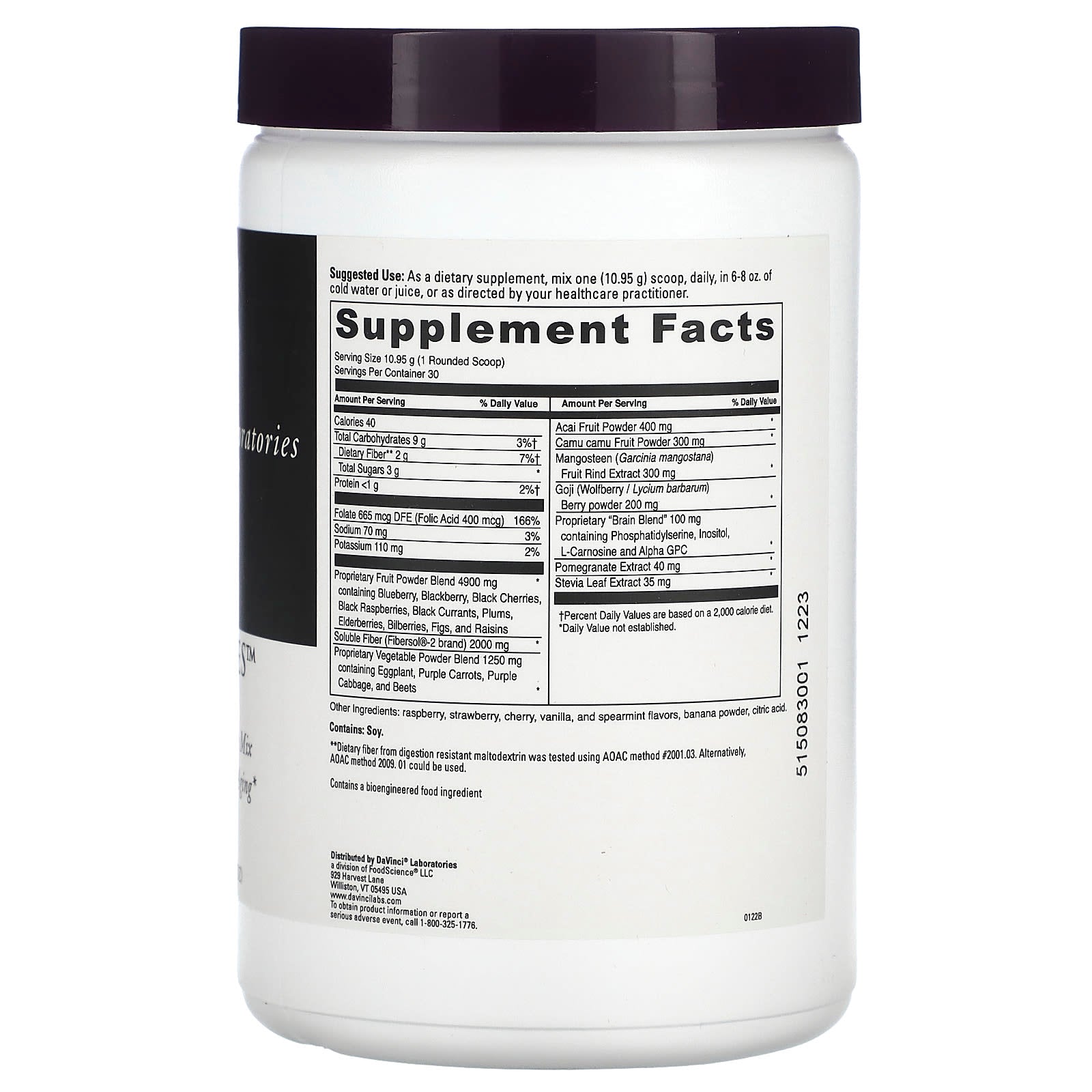 DaVinci Laboratories - Spectra Purples Healthy Aging Drink Mix - Image 2