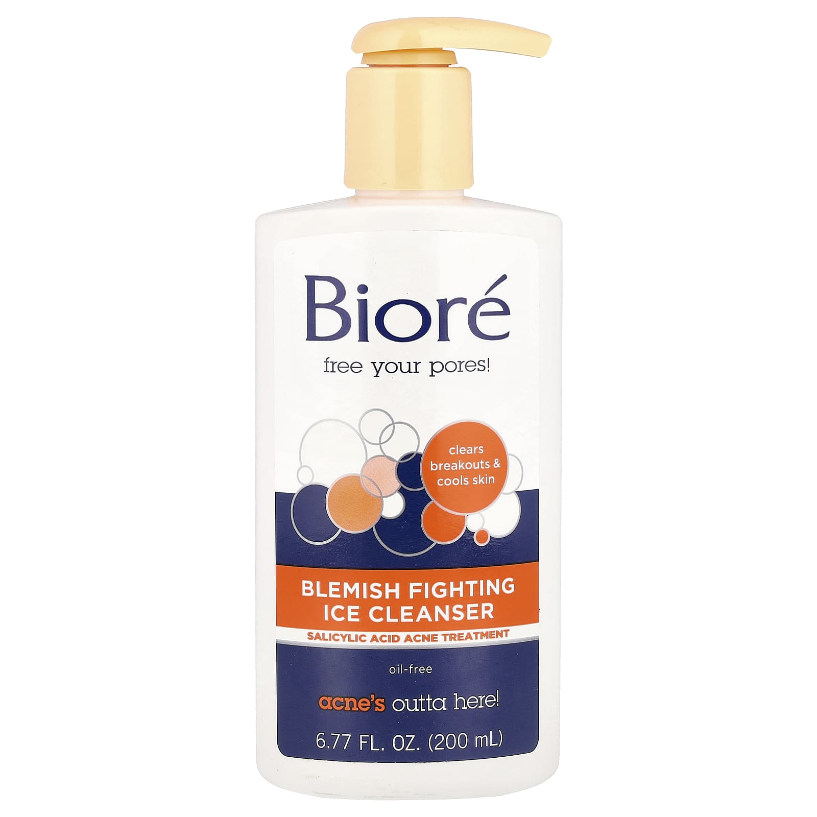 Biore, Blemish Fighting Ice Cleanser, 6.77 fl oz (200 ml)