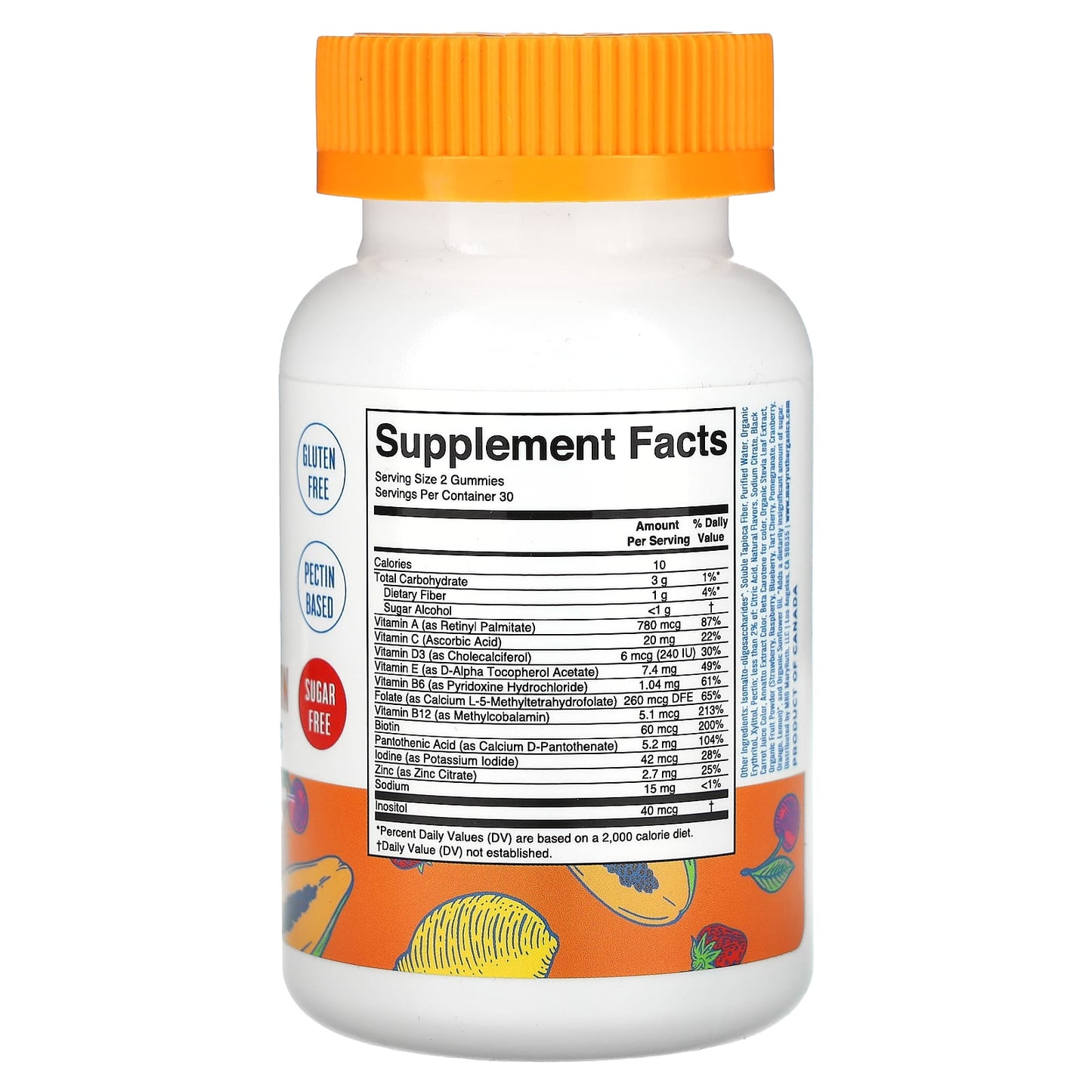 MaryRuth's, Adult Multivitamin, Strawberry, Papaya and Super Punch, 60 Gummies - Image 2