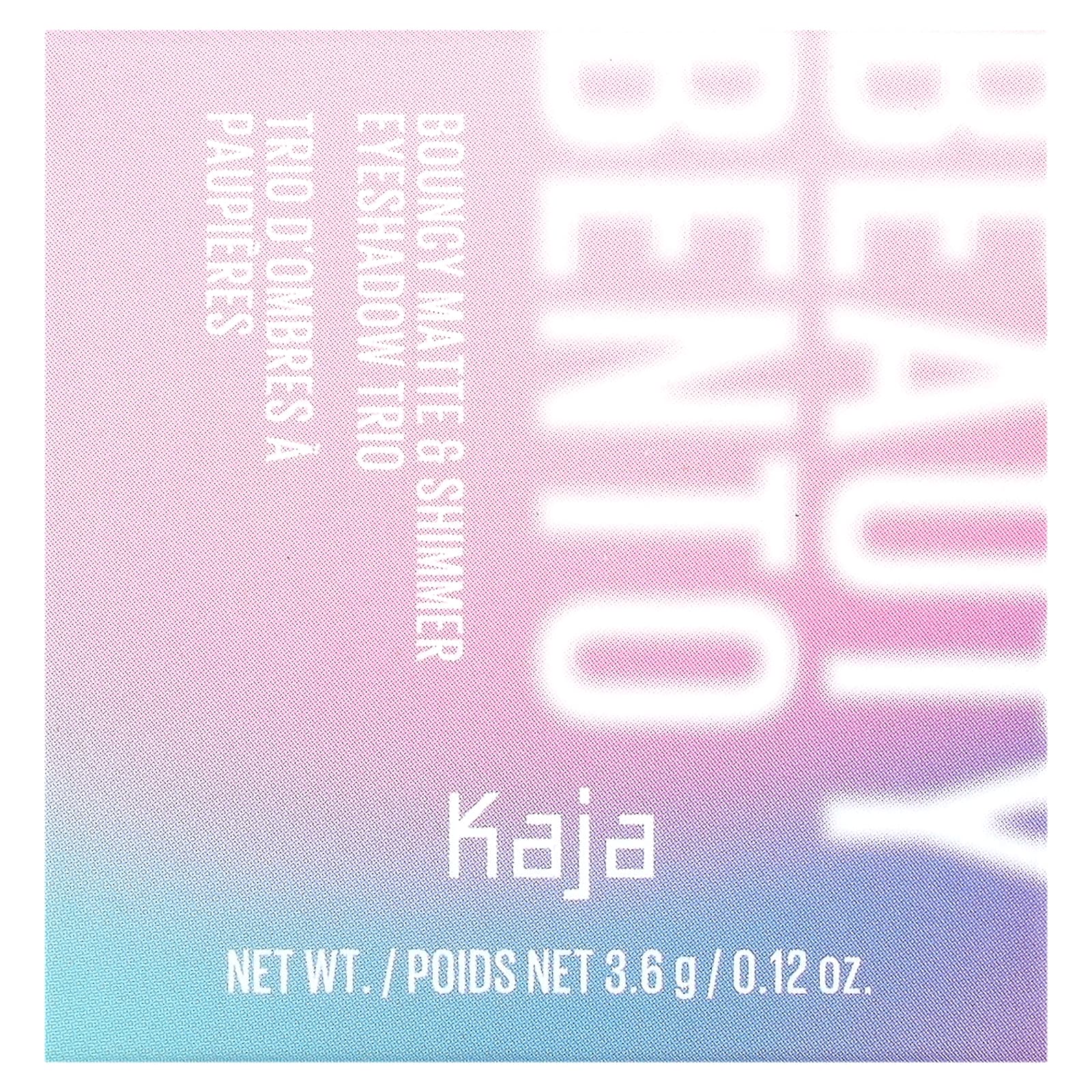 Kaja Bouncy Matte & Shimmer Eyeshadow Trio for Easy Eye Looks - Image 2