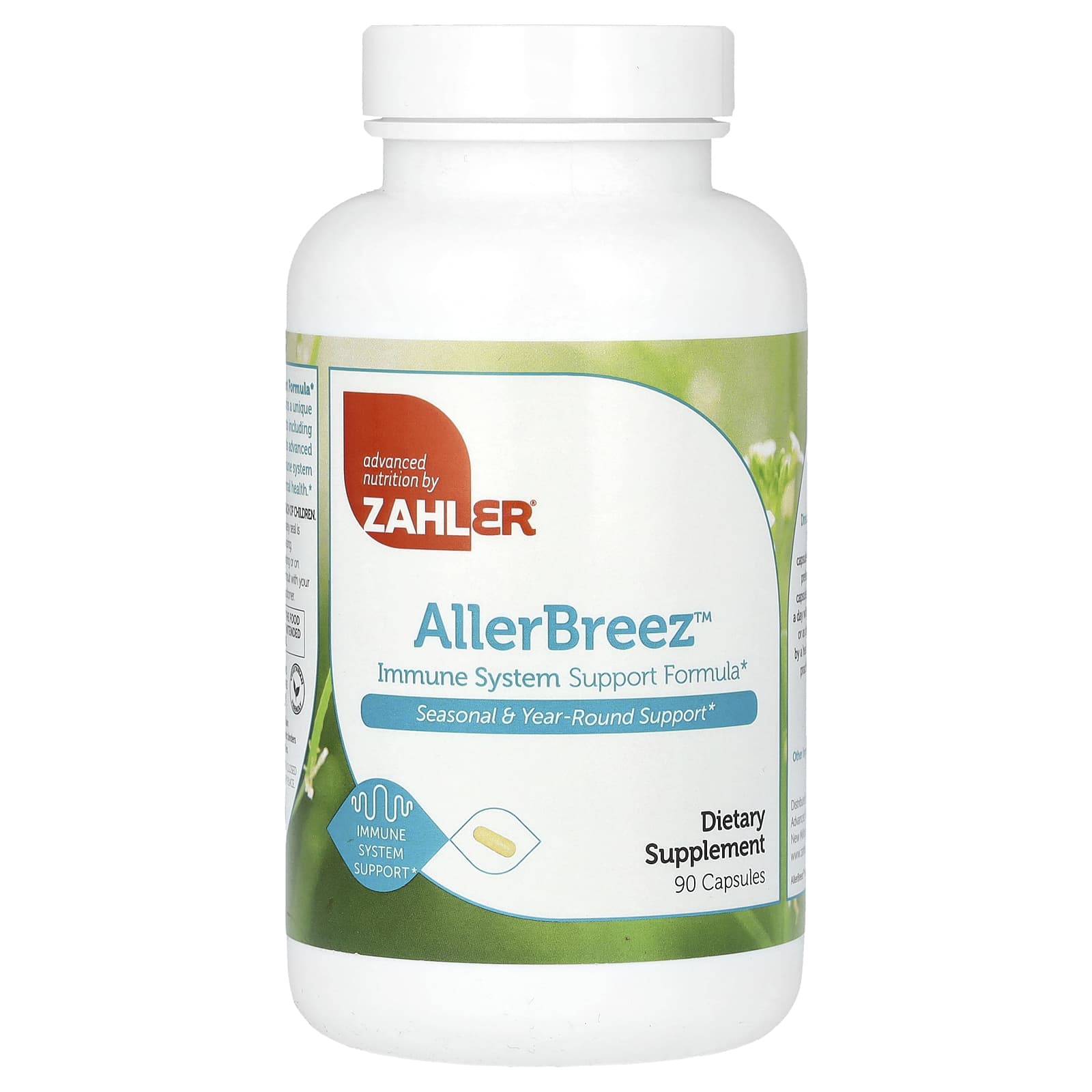 Zahler, AllerBreez,  Immune System Support Formula, 90 Capsules - Image 1
