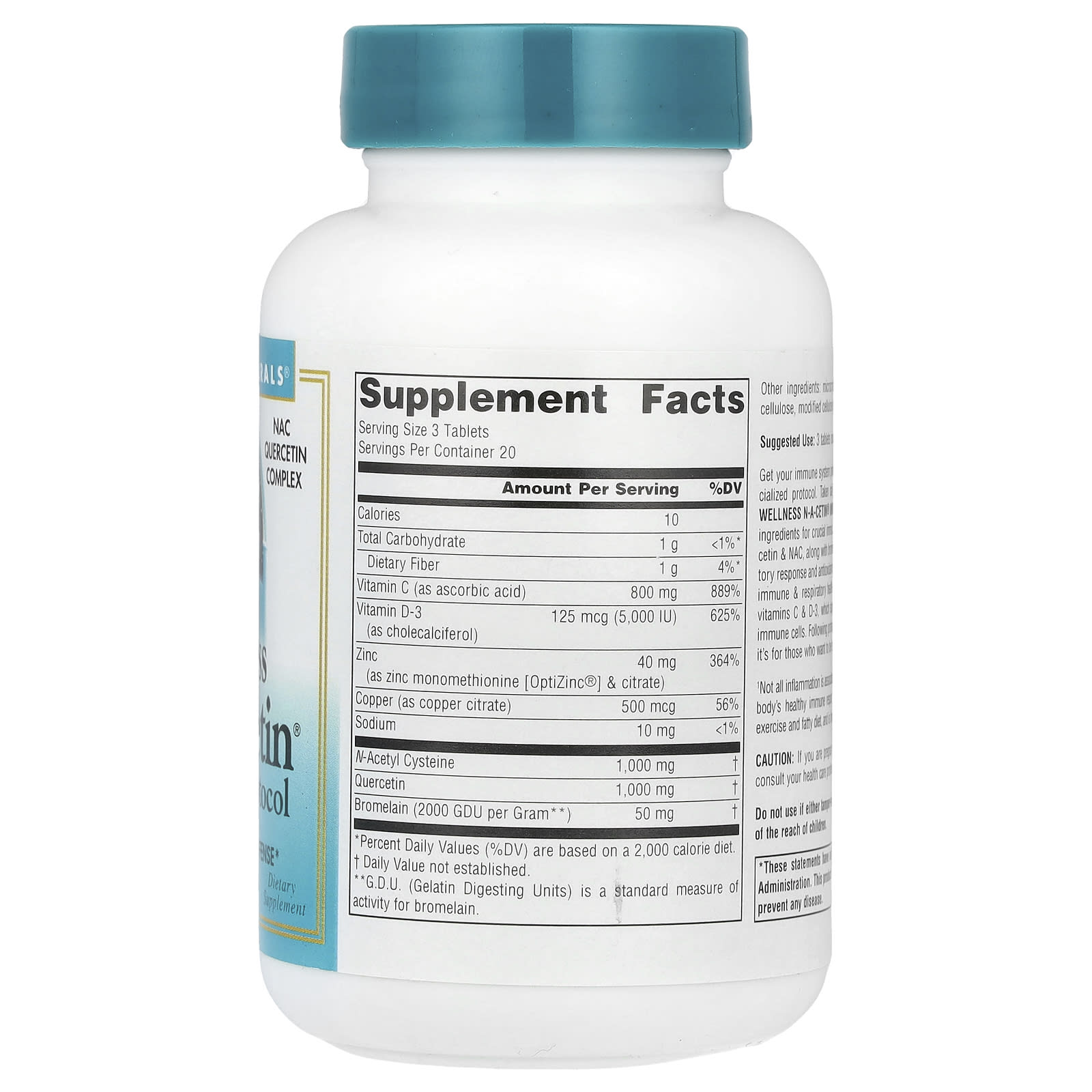 Source Naturals, Wellness N-A-Cetin®, 60 Tablets - Image 2
