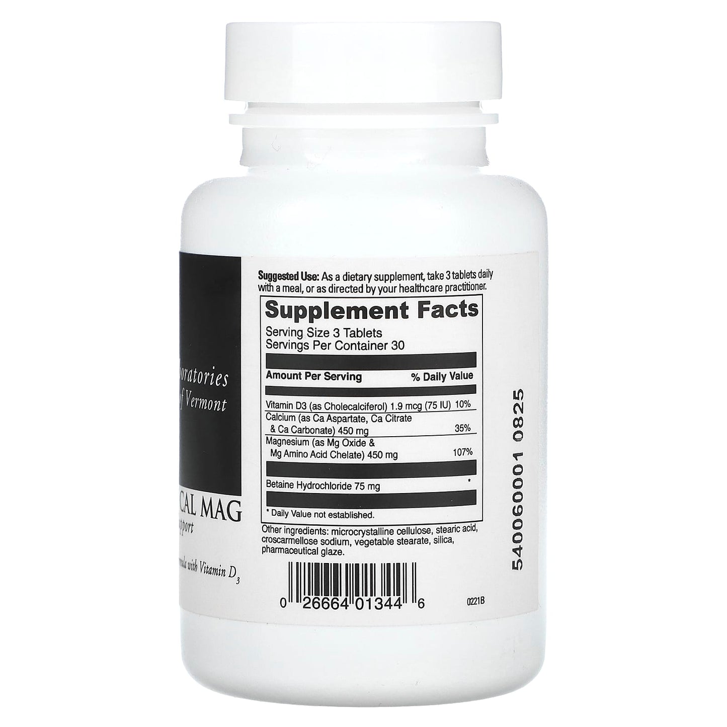CalMag Supplement by DaVinci Laboratories, 90 Tablets - Image 2