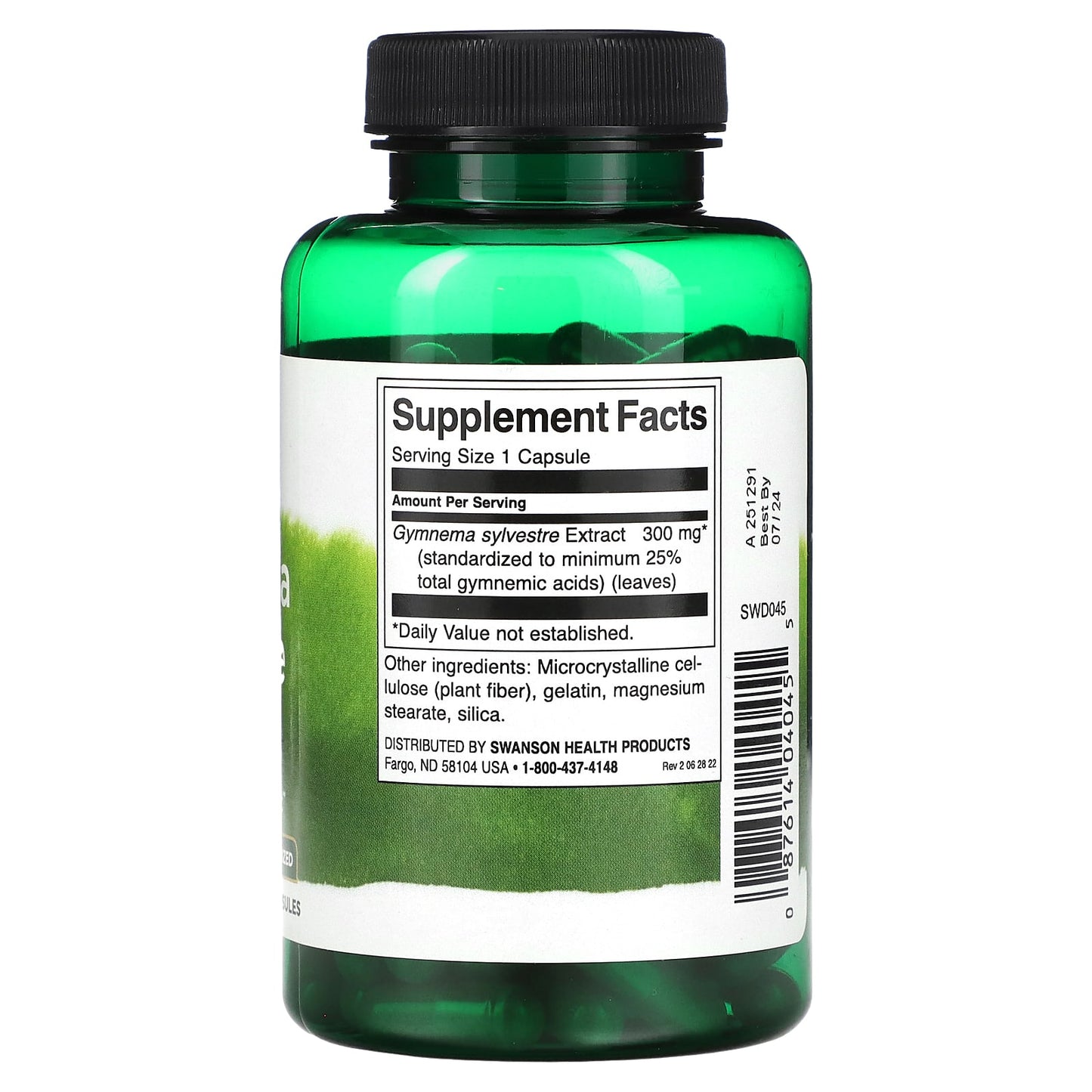Swanson, Gymnema Sylvestre Extract, 300 mg, 120 Capsules - Image 2