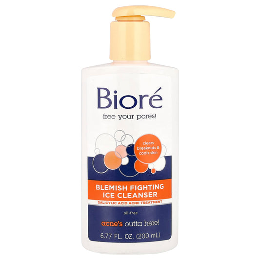 Biore Blemish Fighting Ice Cleanser - Clear Skin in Minutes! - Image 1