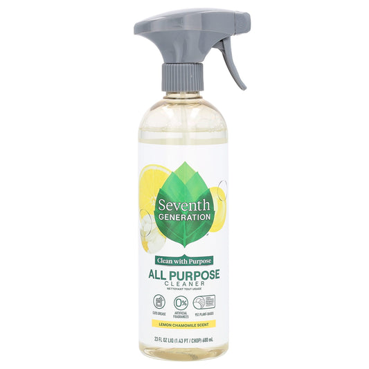 Seventh Generation, All Purpose Cleaner, Lemon Chamomile, 23 fl oz (680 ml) - Image 1