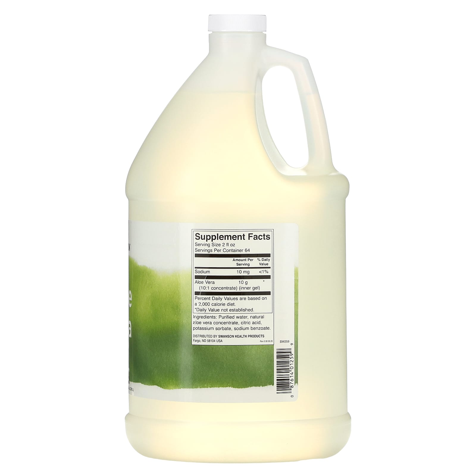 Swanson, Aloe Vera, 1 Gal (3.78 l) - Image 2