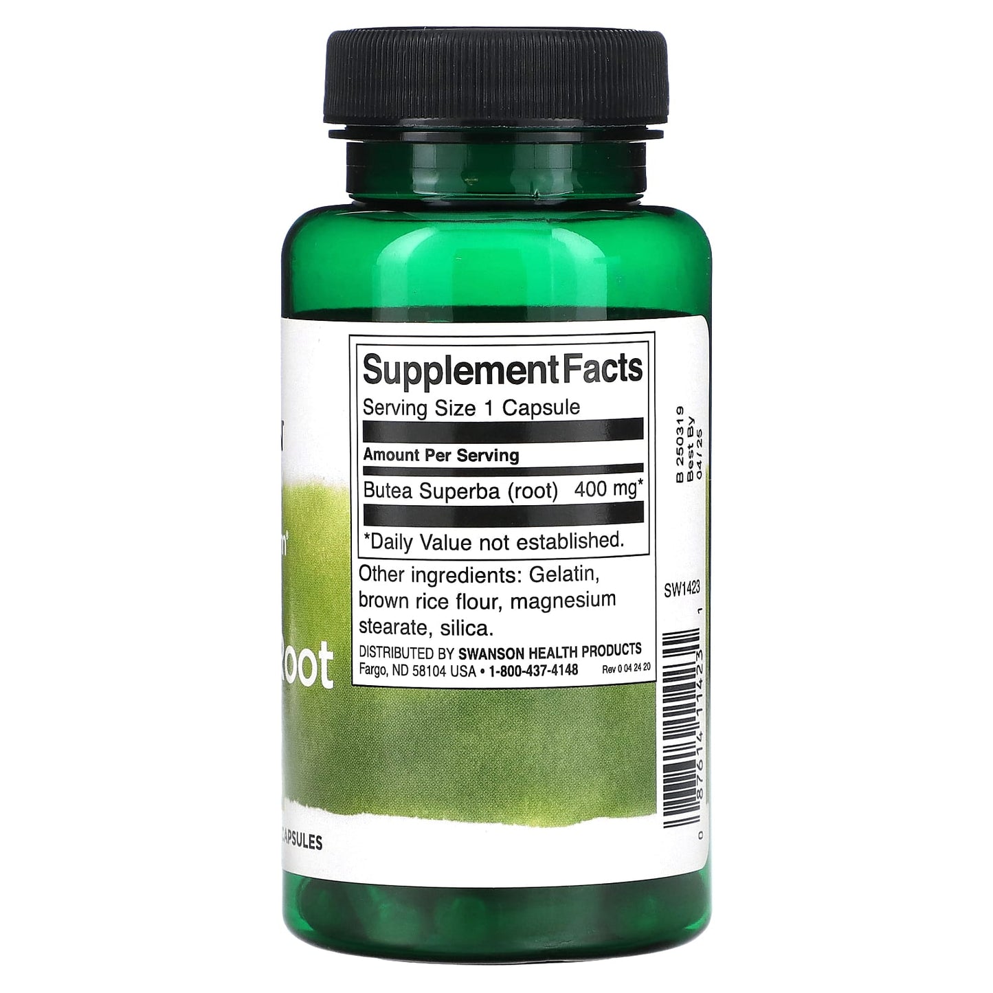Swanson, Full Spectrum Butea Superba Root, 400 mg, 60 Capsules - Image 2