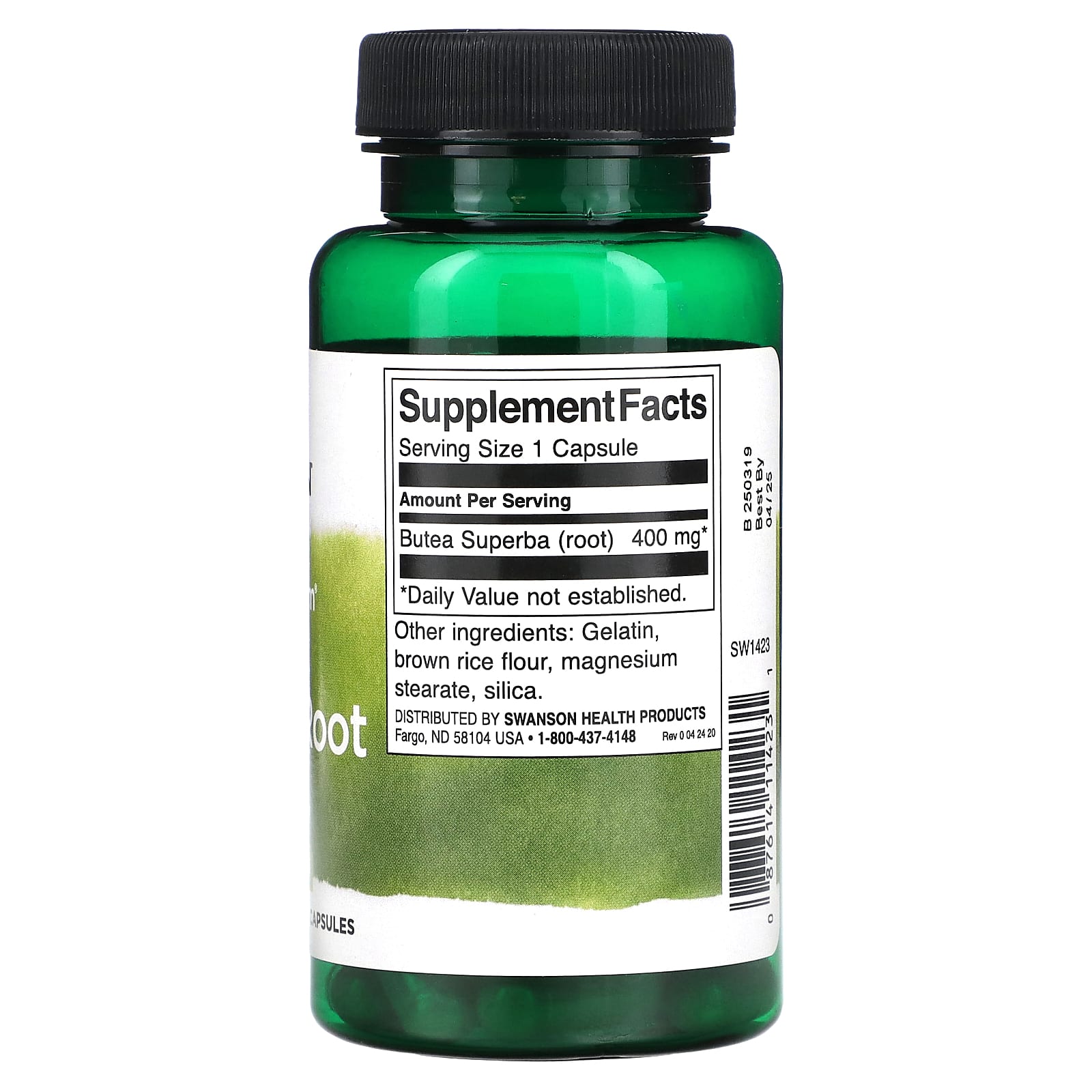 Swanson, Full Spectrum Butea Superba Root, 400 mg, 60 Capsules - Image 2