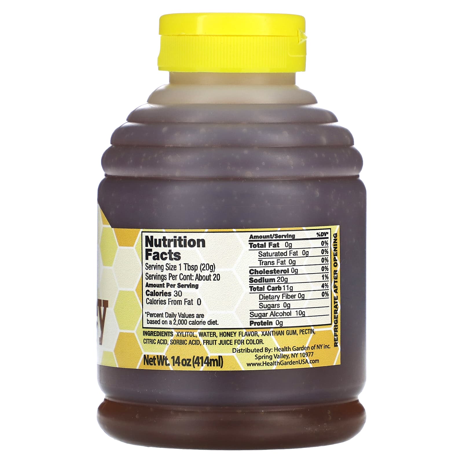 Natural Xylitol Honey Sweetener, 100% Sugar-Free, 14 oz - Image 2