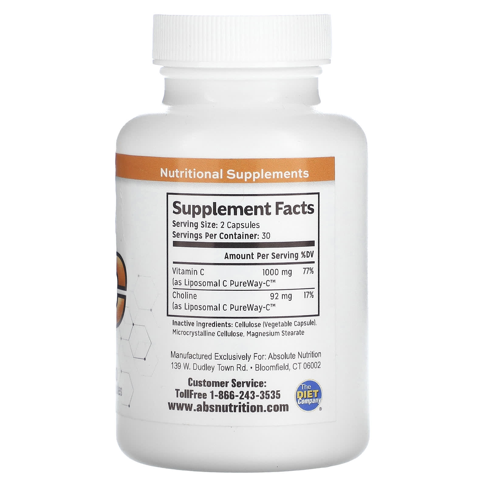 Boost Immunity with Absolute Nutrition Liposomal Vitamin C 60 Capsules - Image 2