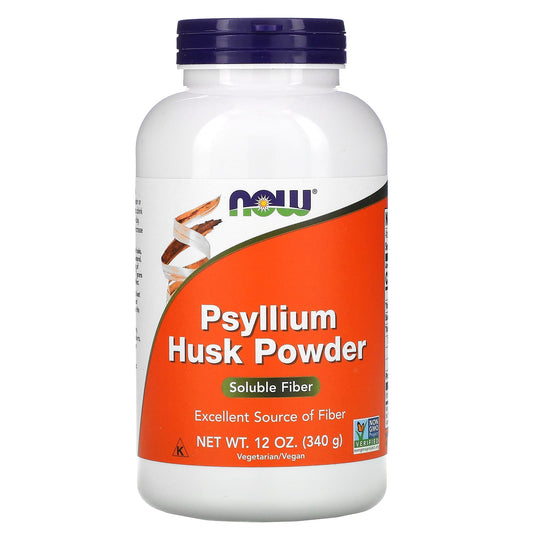 NOW Foods, Psyllium Husk Powder, 12 oz (340 g) - Image 1