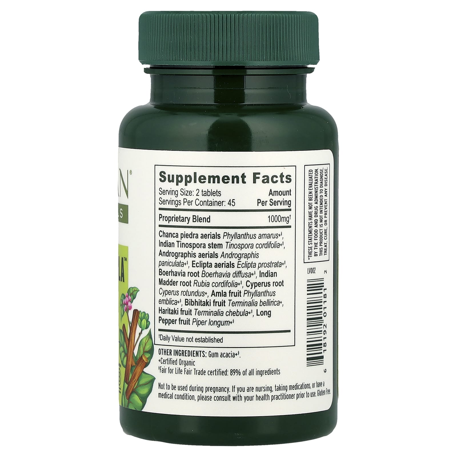 Banyan Botanicals USDA Organic Liver Formula 90 Tablets for Cleanse & Nourish - Image 2