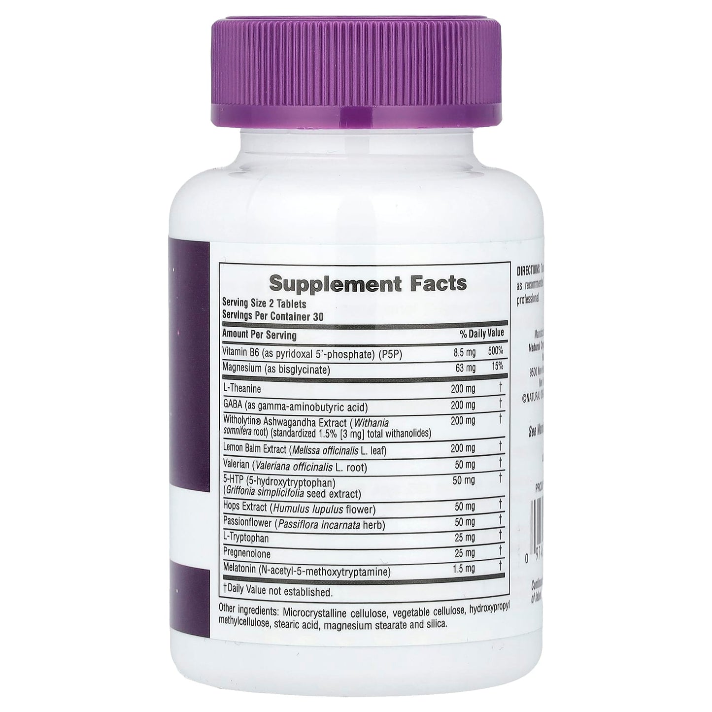NaturesPlus, Dreaminol®, Tri-Phase Sleep Complex, 60 Tablets - Image 2