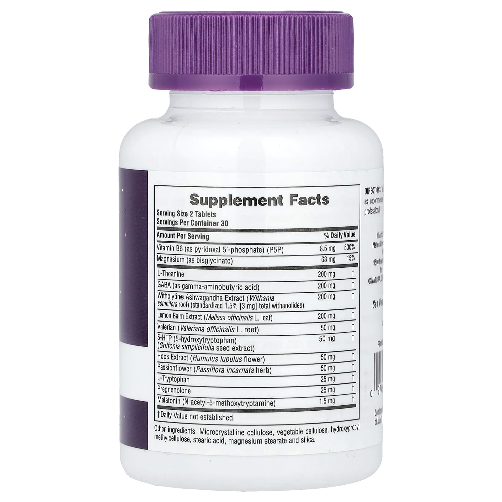 NaturesPlus, Dreaminol®, Tri-Phase Sleep Complex, 60 Tablets - Image 2
