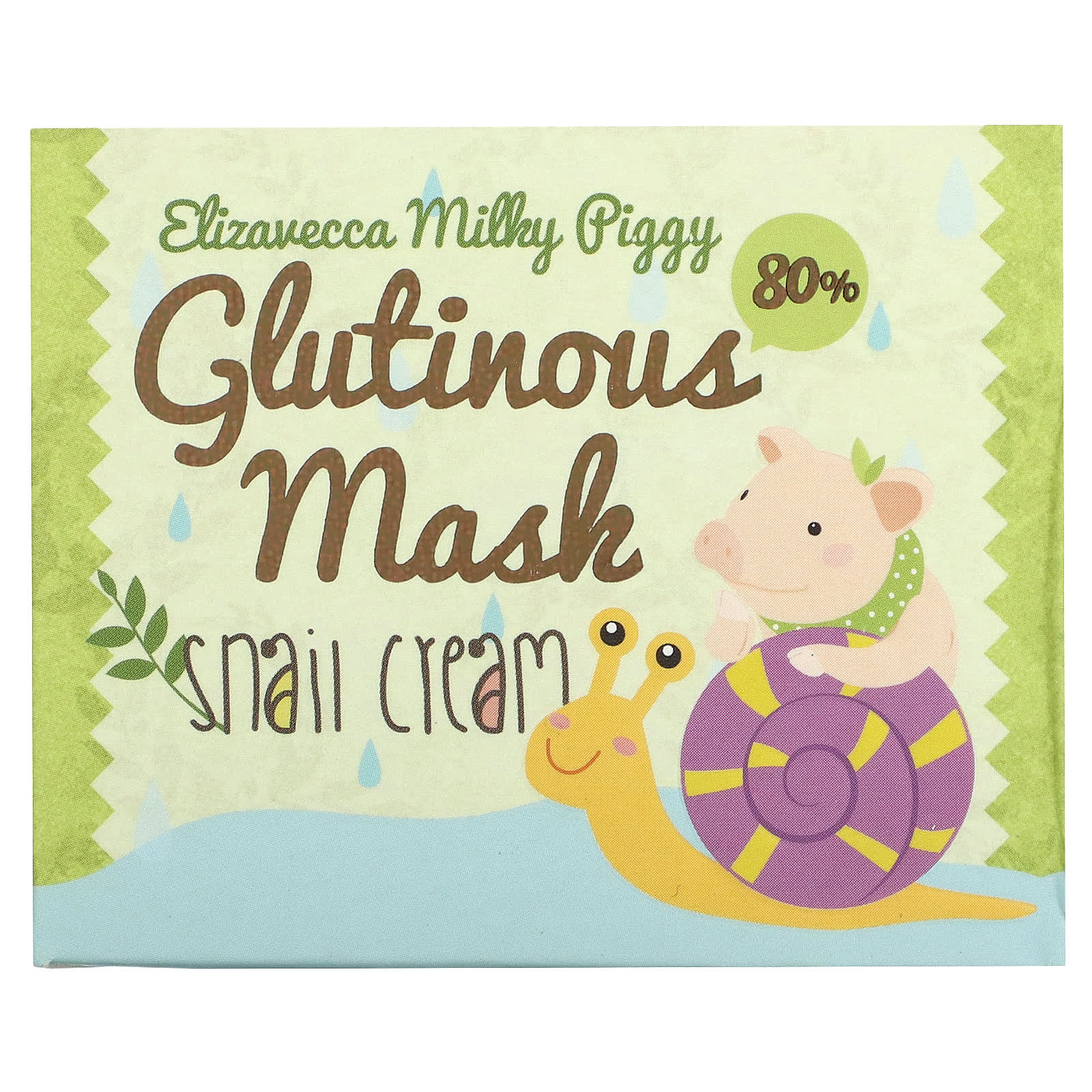 Snail Cream Mask by Elizavecca - Hydrating Face Mask for Soft Skin - Image 2