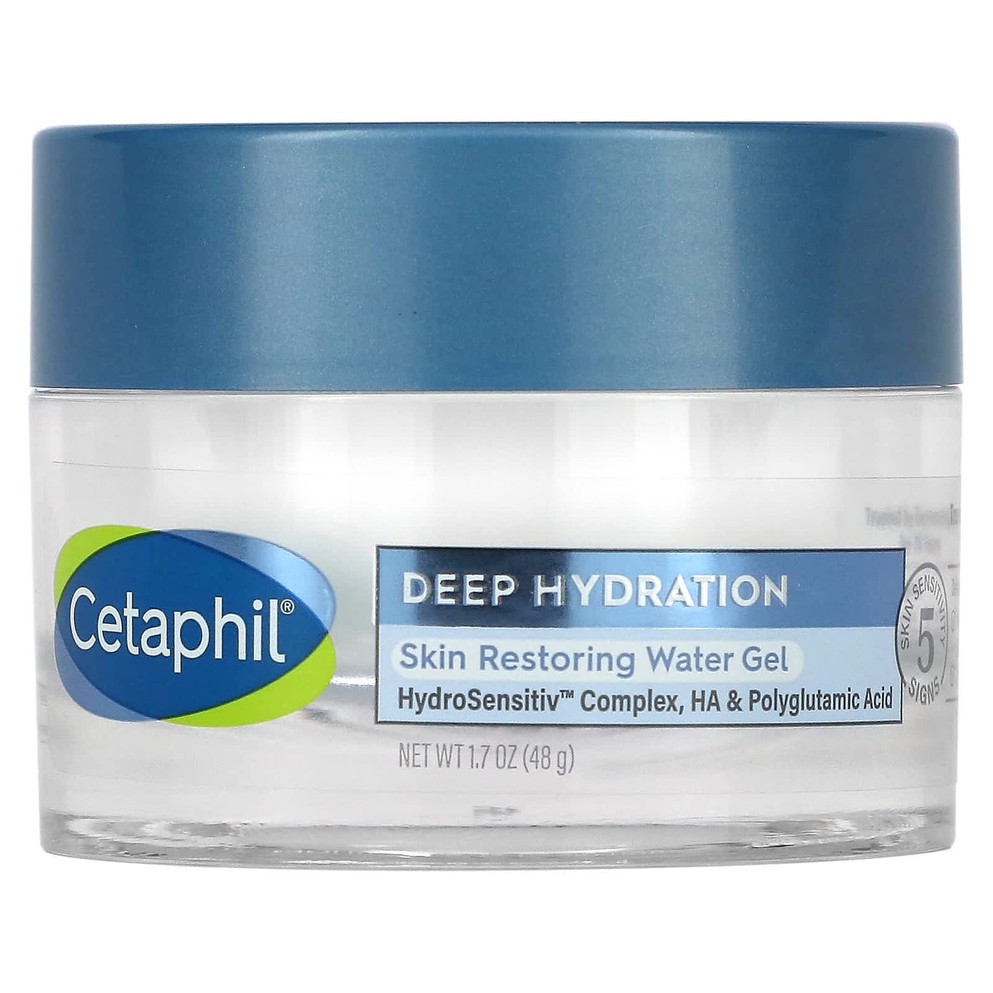 Cetaphil Deep Hydration Water Gel for Sensitive Skin, 1.7 oz - Image 1