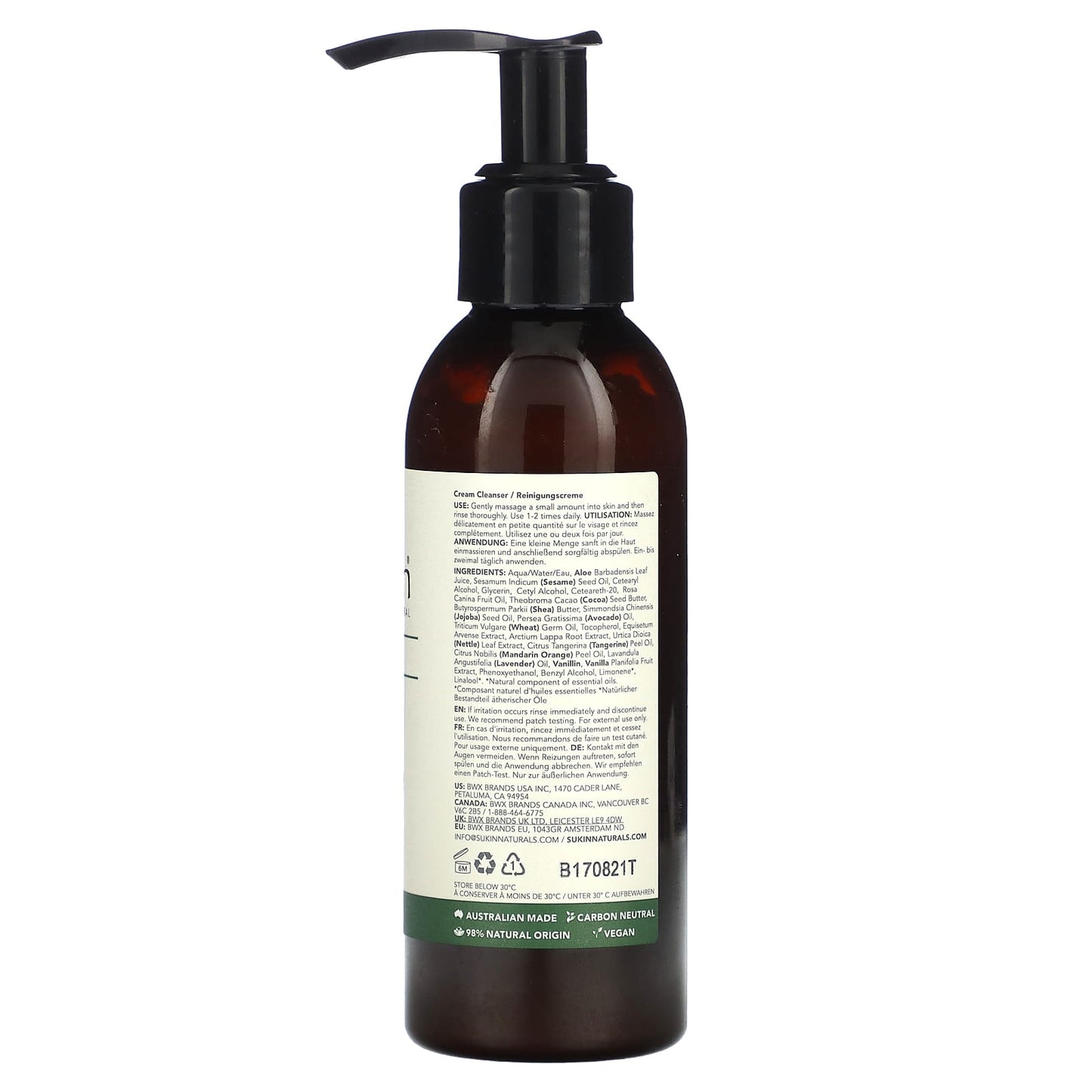 Sukin, Signature, Cream Cleanser, 4.23 fl oz (125 ml) - Image 2