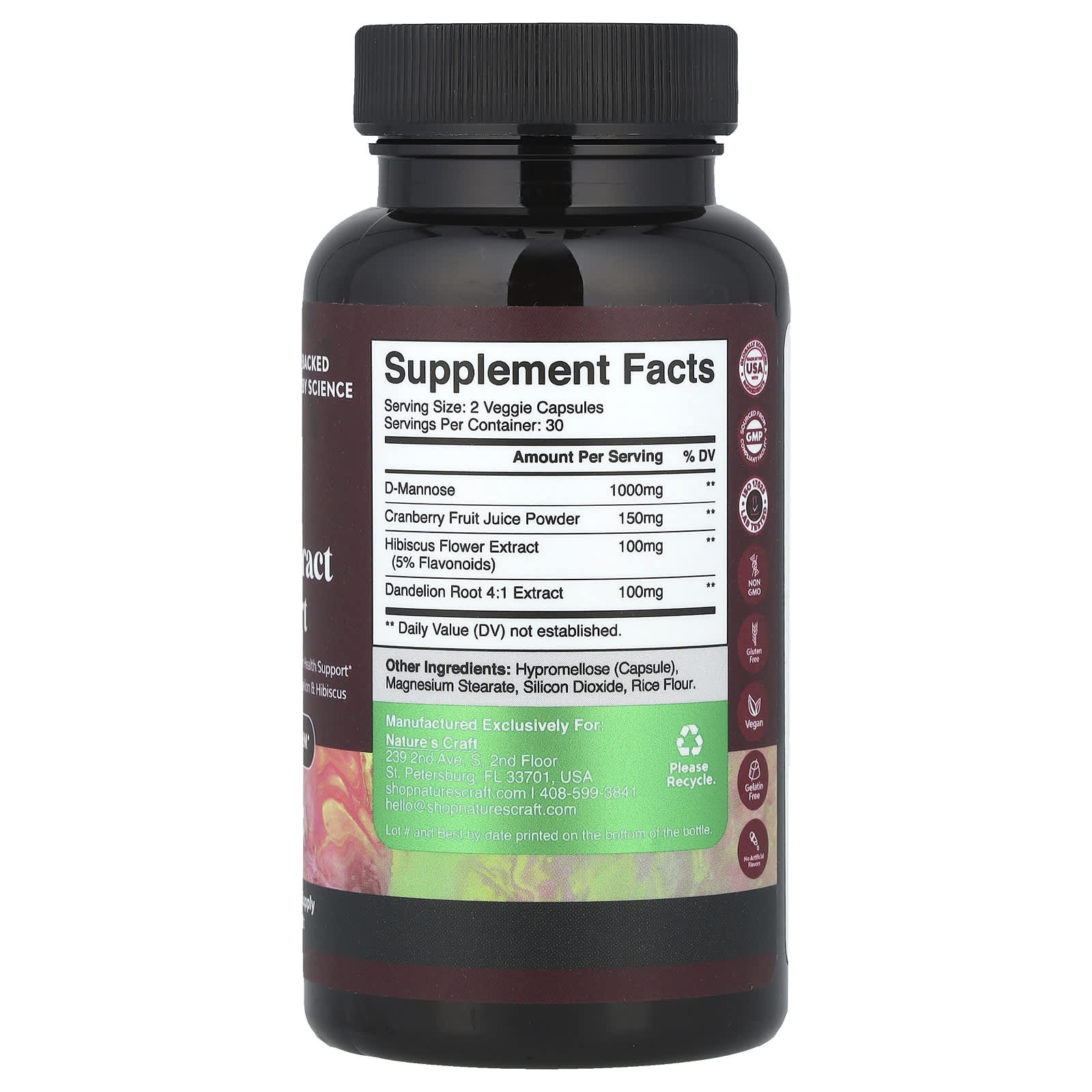 Nature's Craft, Urinary Tract Support, 60 Capsules - Image 2