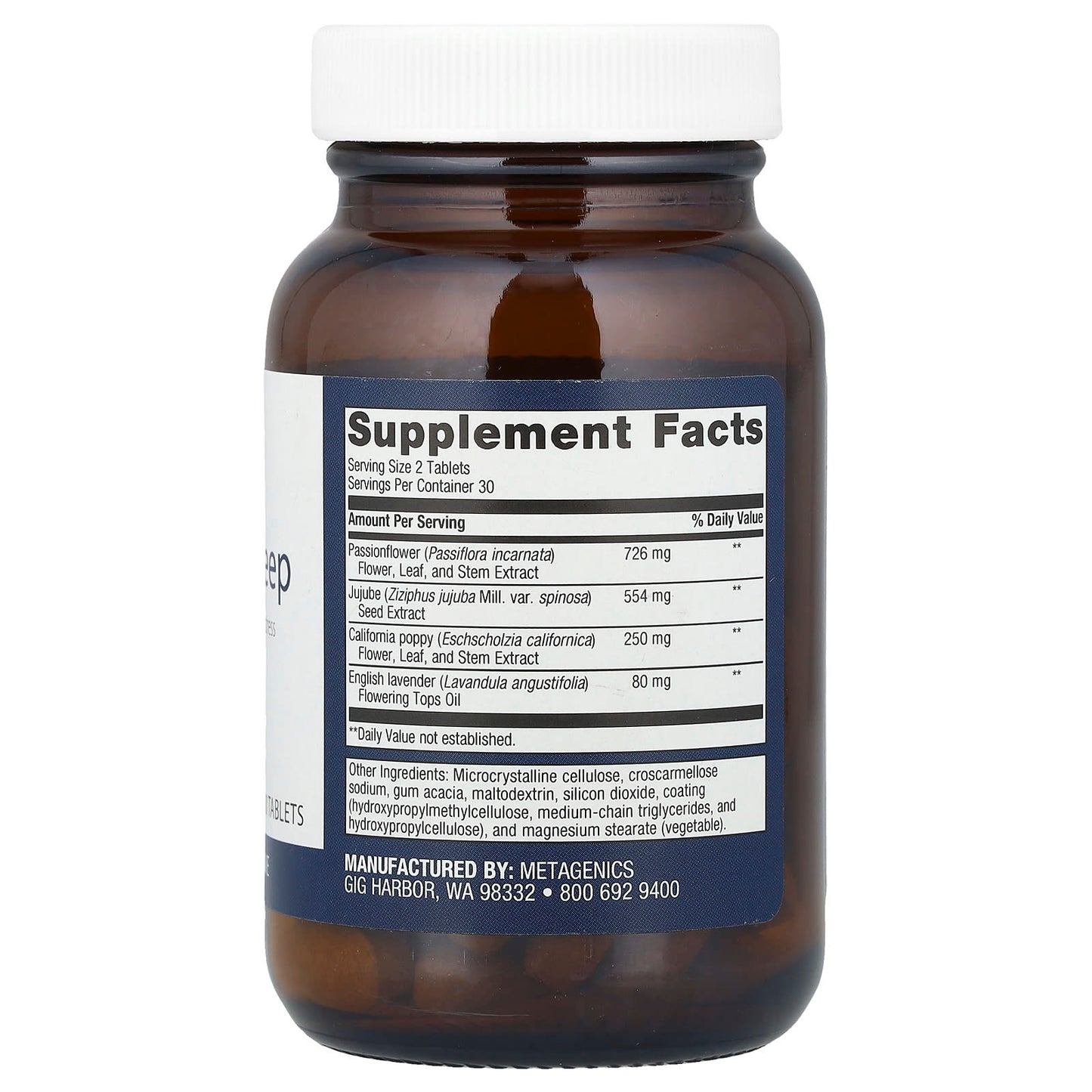 Metagenics, Tran-Q® Sleep, 60 Tablets - Image 2