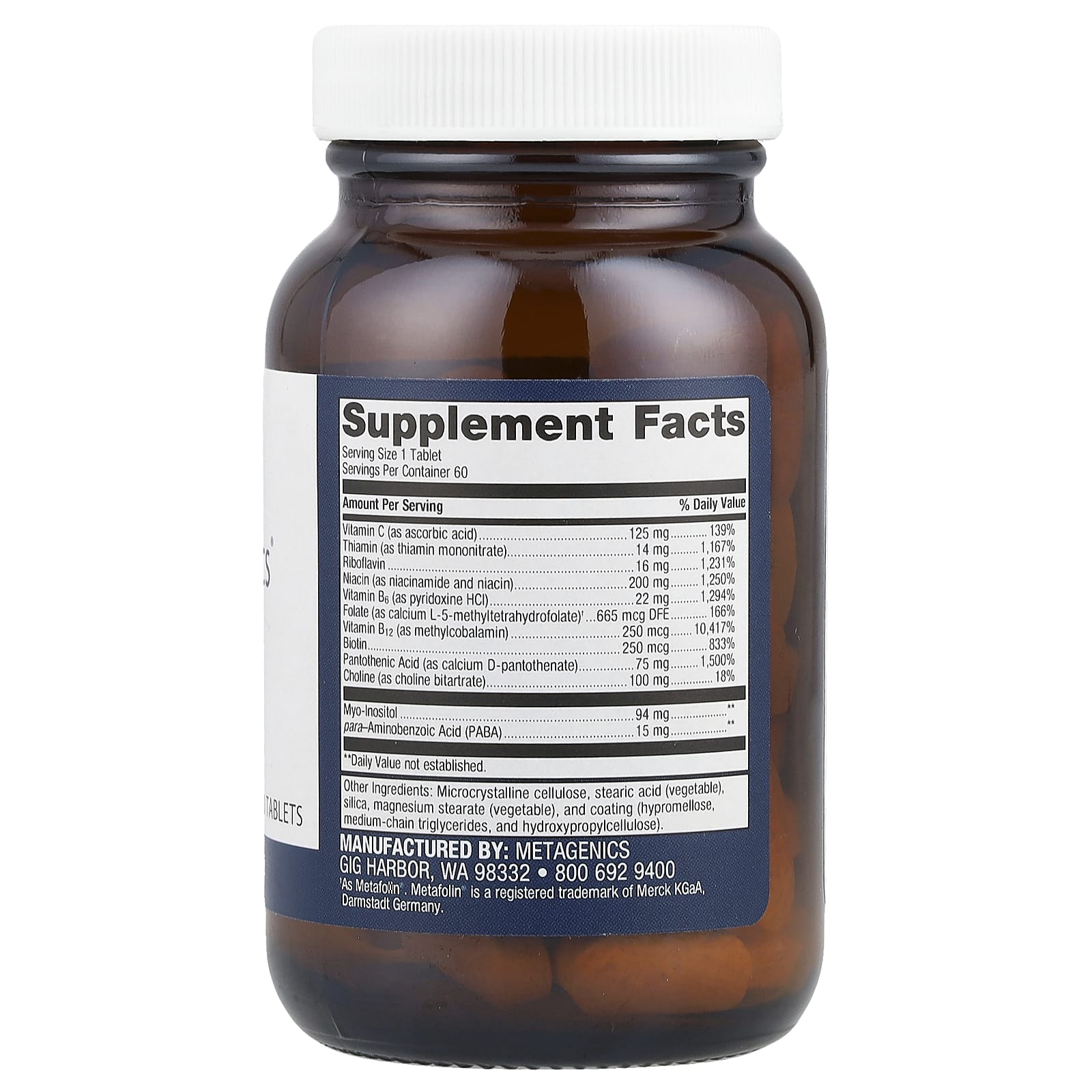 Metagenics, Glycogenics®, 60 Tablets