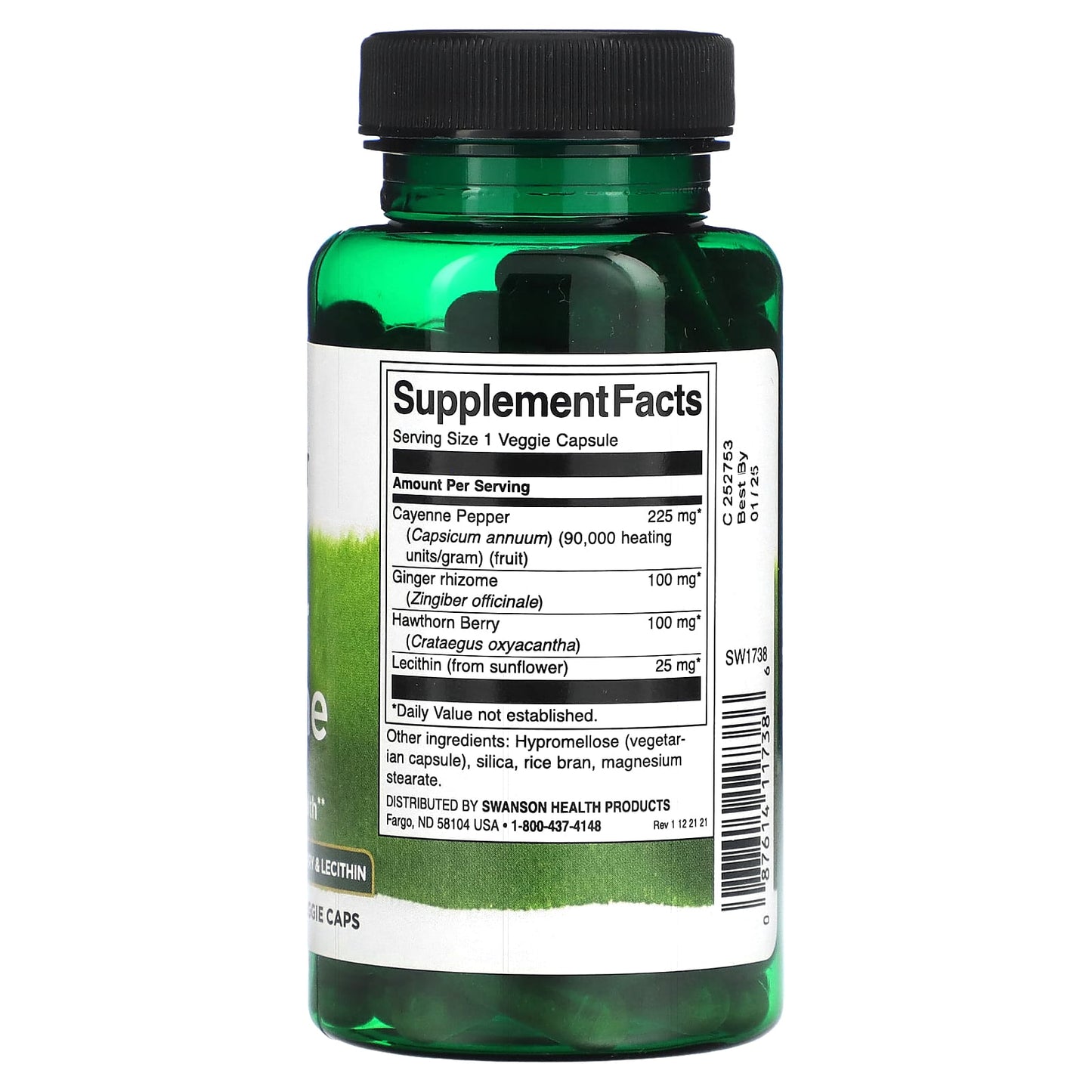 Swanson, Super Cayenne, 100 Veggie Caps - Image 2