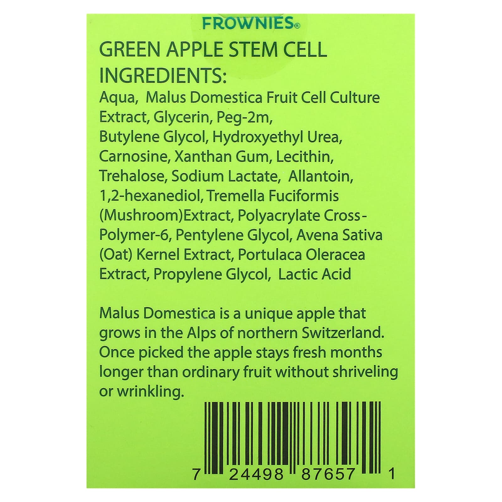 Unlock Youthful Skin with Frownies Apple Stem Cell Serum - Image 2