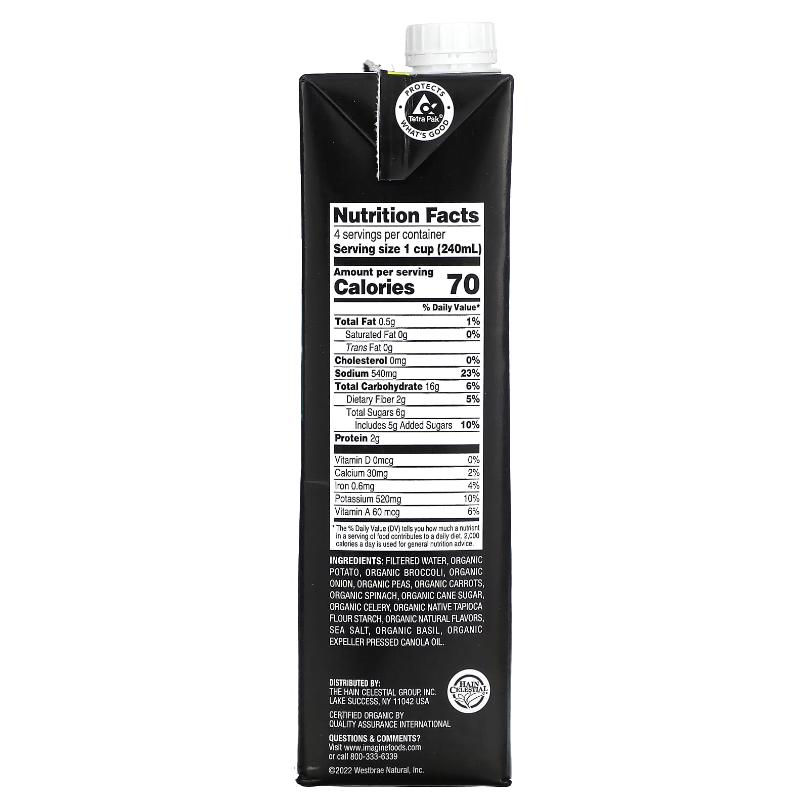 Imagine Soups, Organic Super Greens Creamy Soup, 32 fl oz (946 ml)