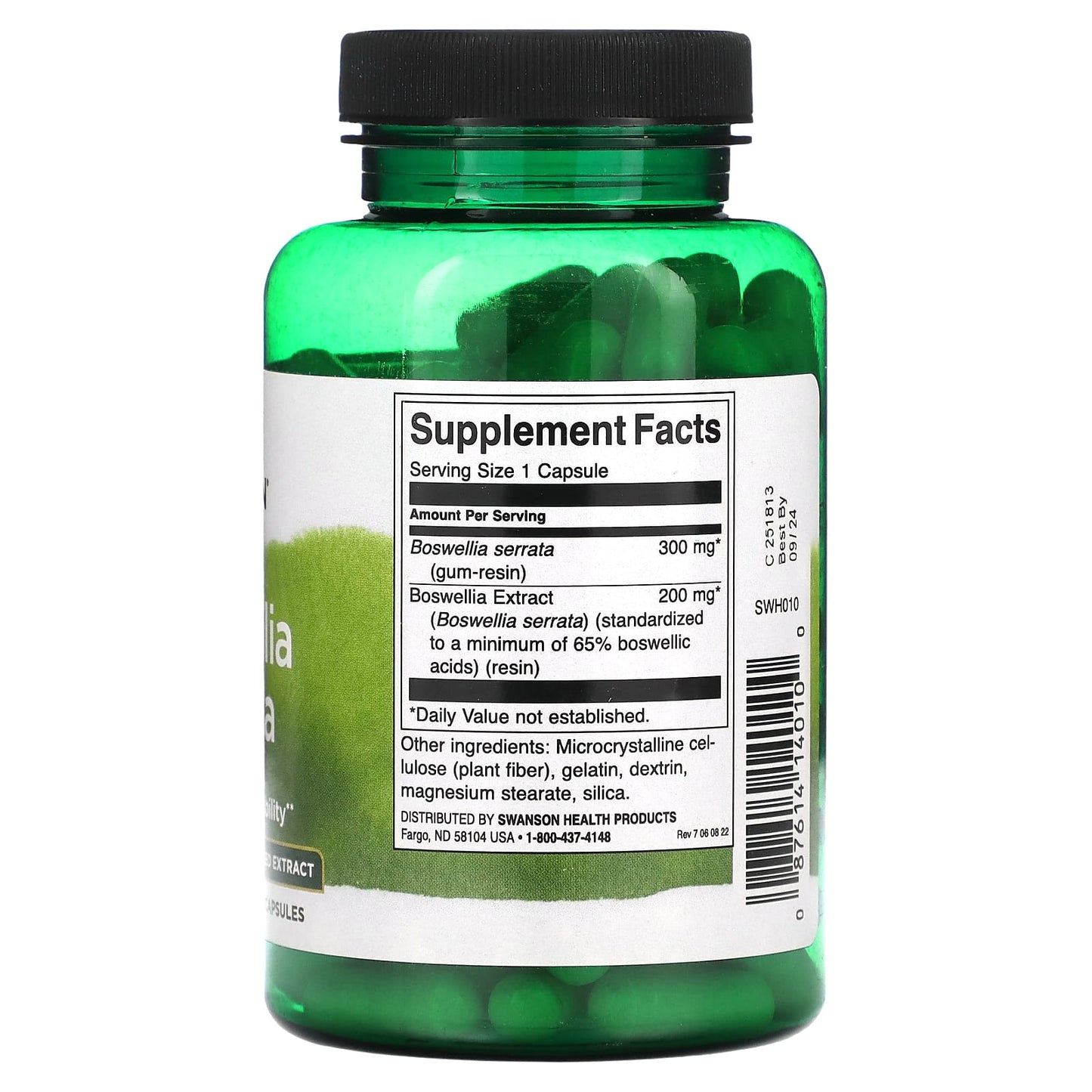 Swanson, Boswellia Serrata, 120 Capsules - Image 2