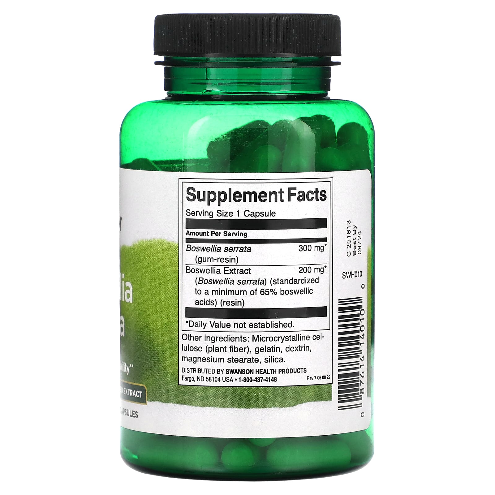 Swanson, Boswellia Serrata, 120 Capsules - Image 2