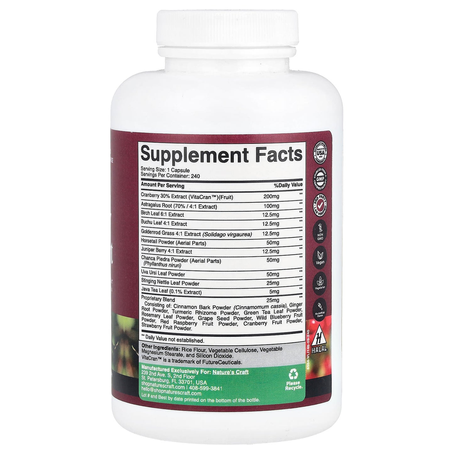 Nature's Craft, Kidney Support, 240 Capsules - Image 2