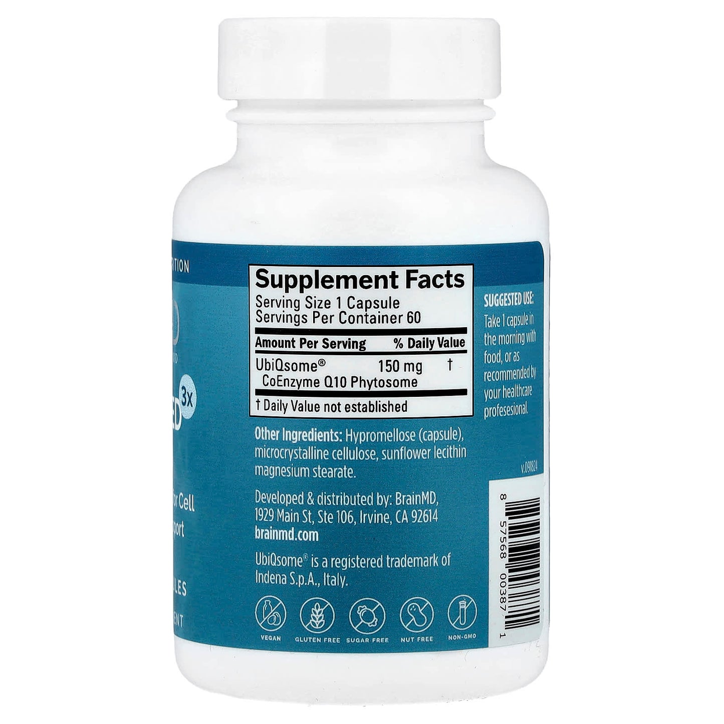 Boost Brain Health & Energy with BrainMD Optimized3x CoQ10 - Image 2