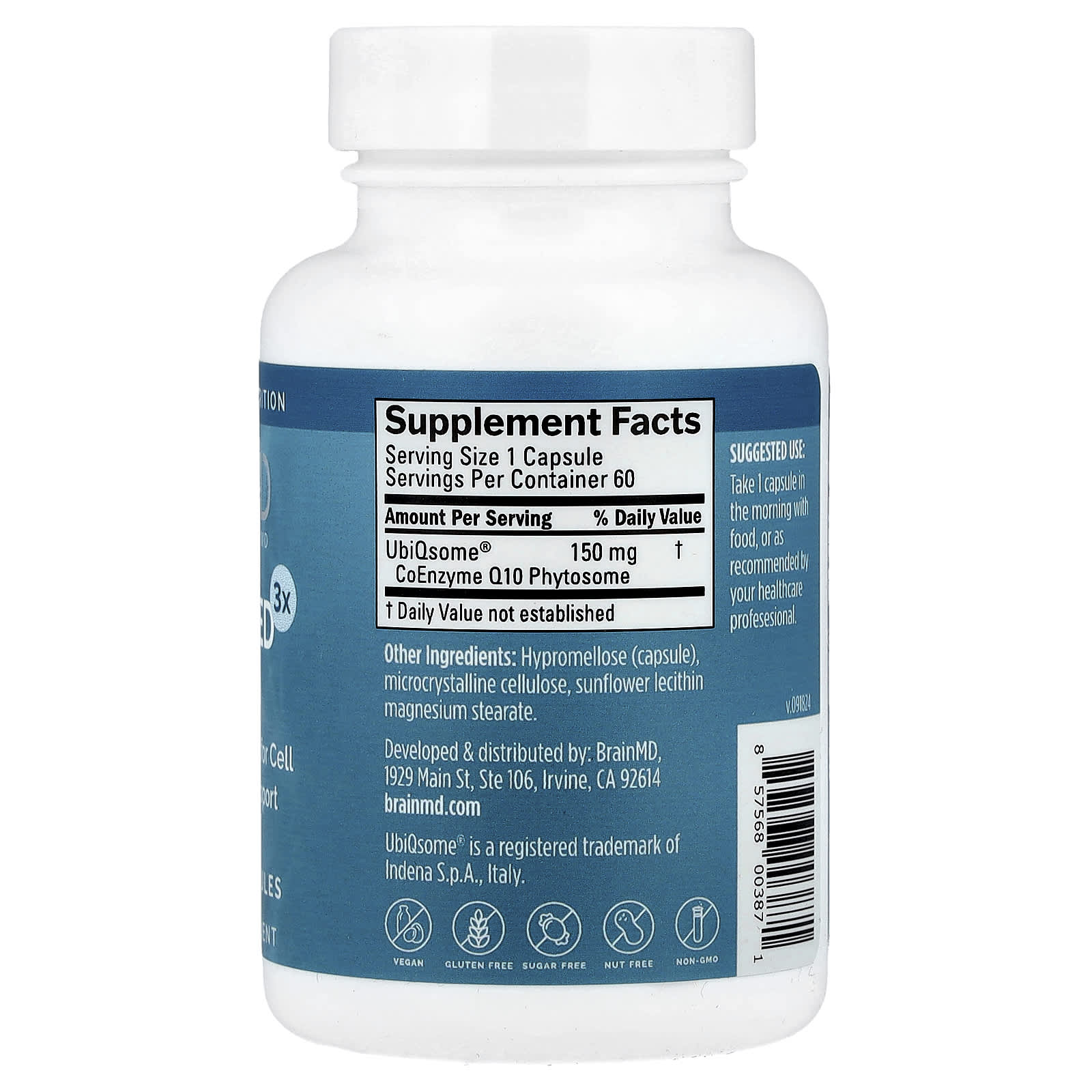Boost Brain Health & Energy with BrainMD Optimized3x CoQ10 - Image 2